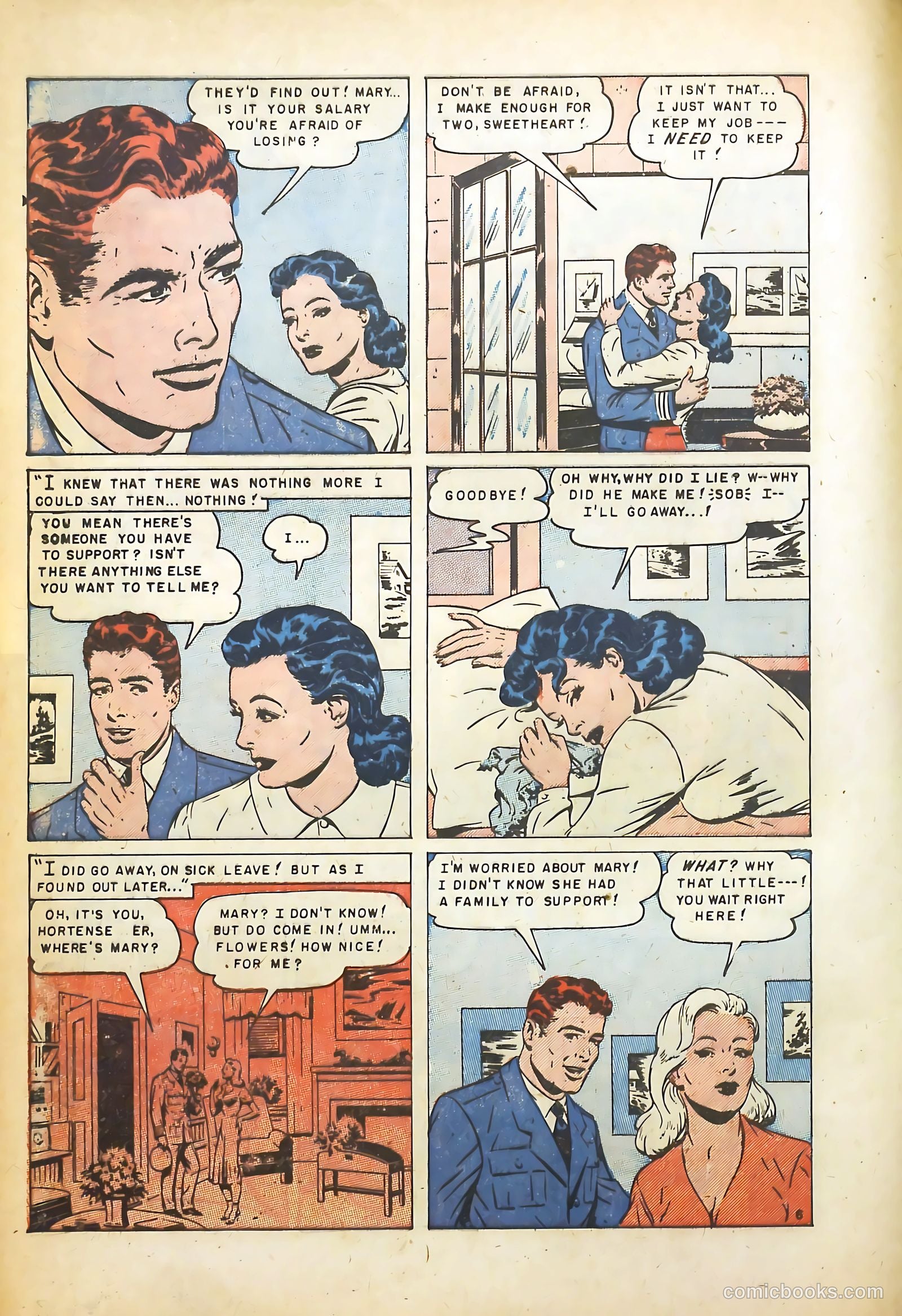 Realistic Romances #1 (1958) — page 9 of 37