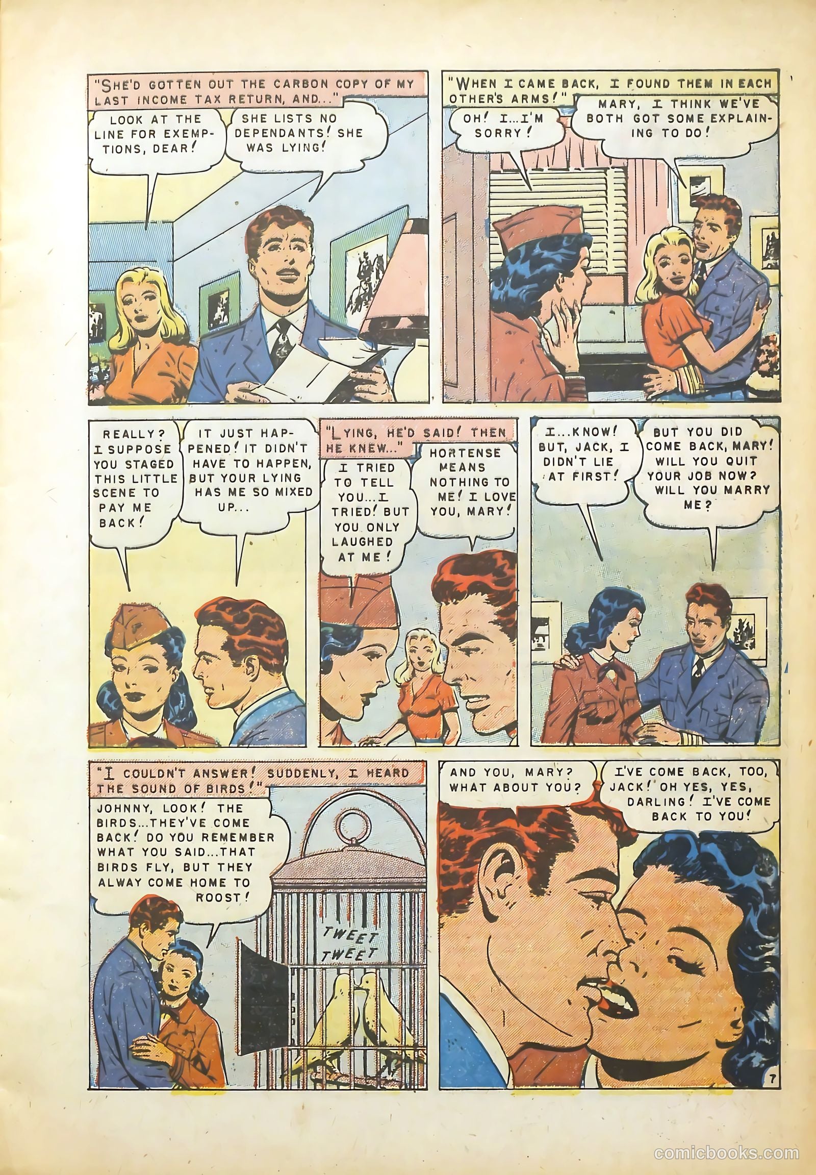Realistic Romances #1 (1958) — page 10 of 37