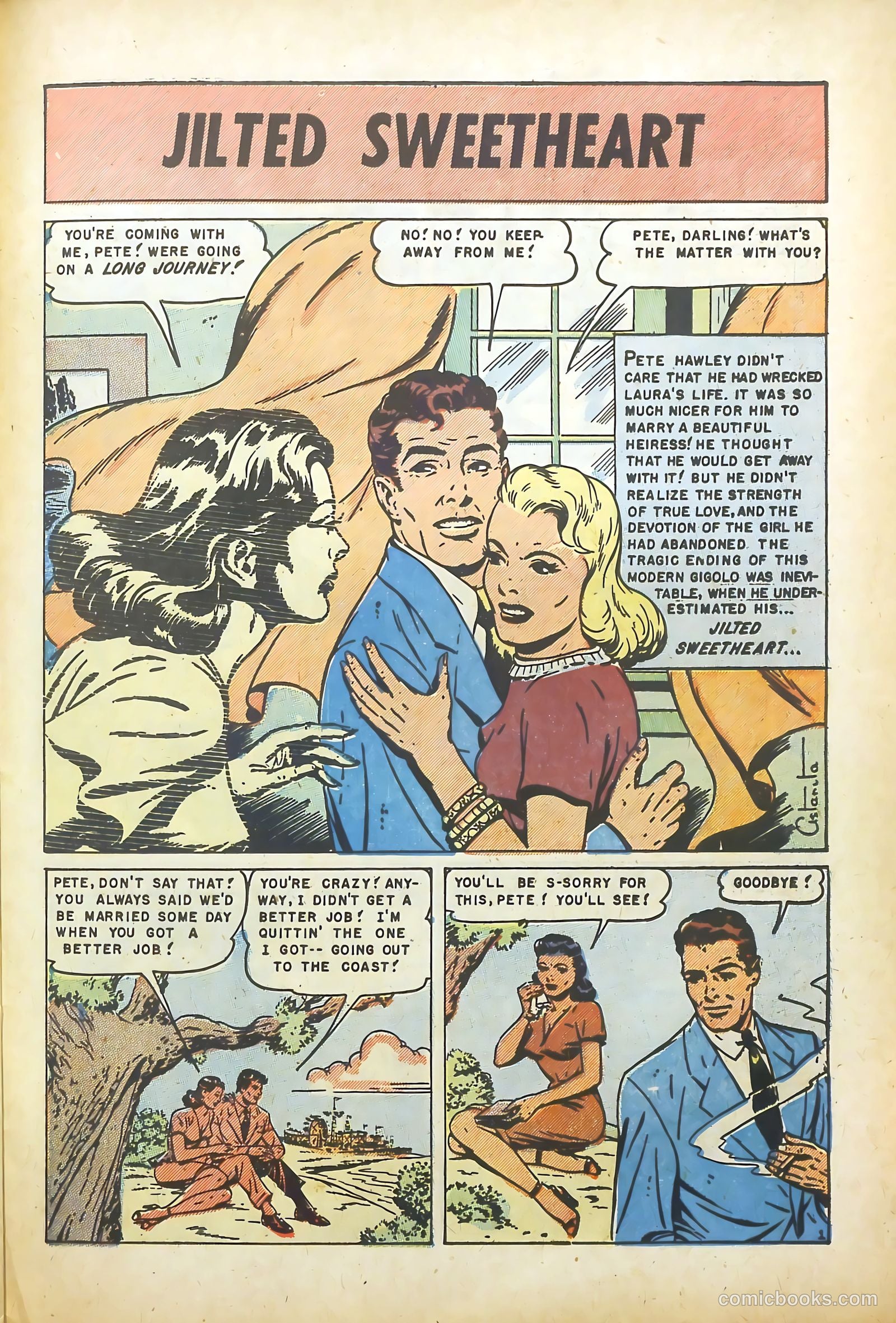 Realistic Romances #1 (1958) — page 28 of 37