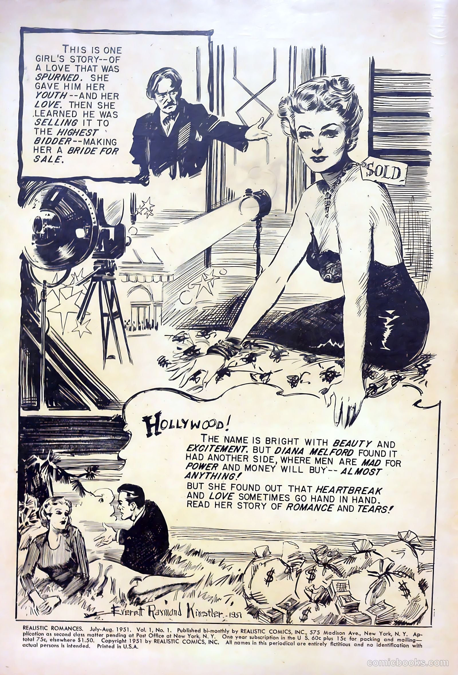 Realistic Romances #1 (1951) — page 2 of 36