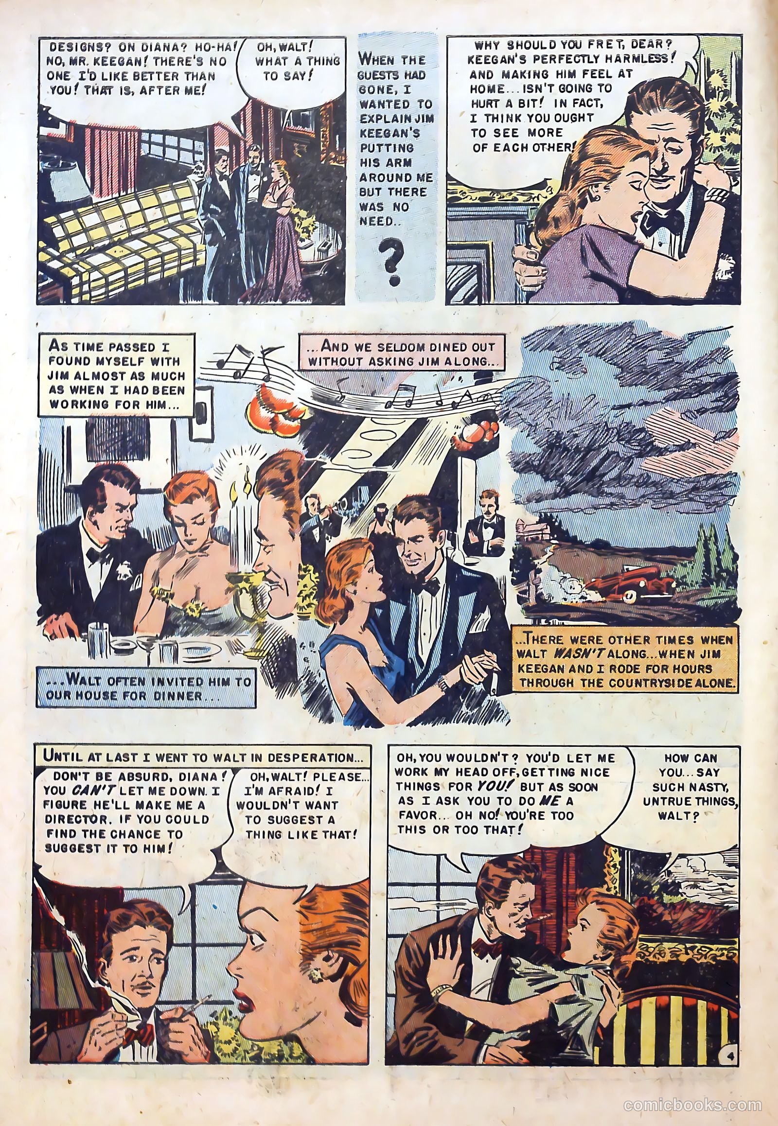 Realistic Romances #1 (1951) — page 6 of 36