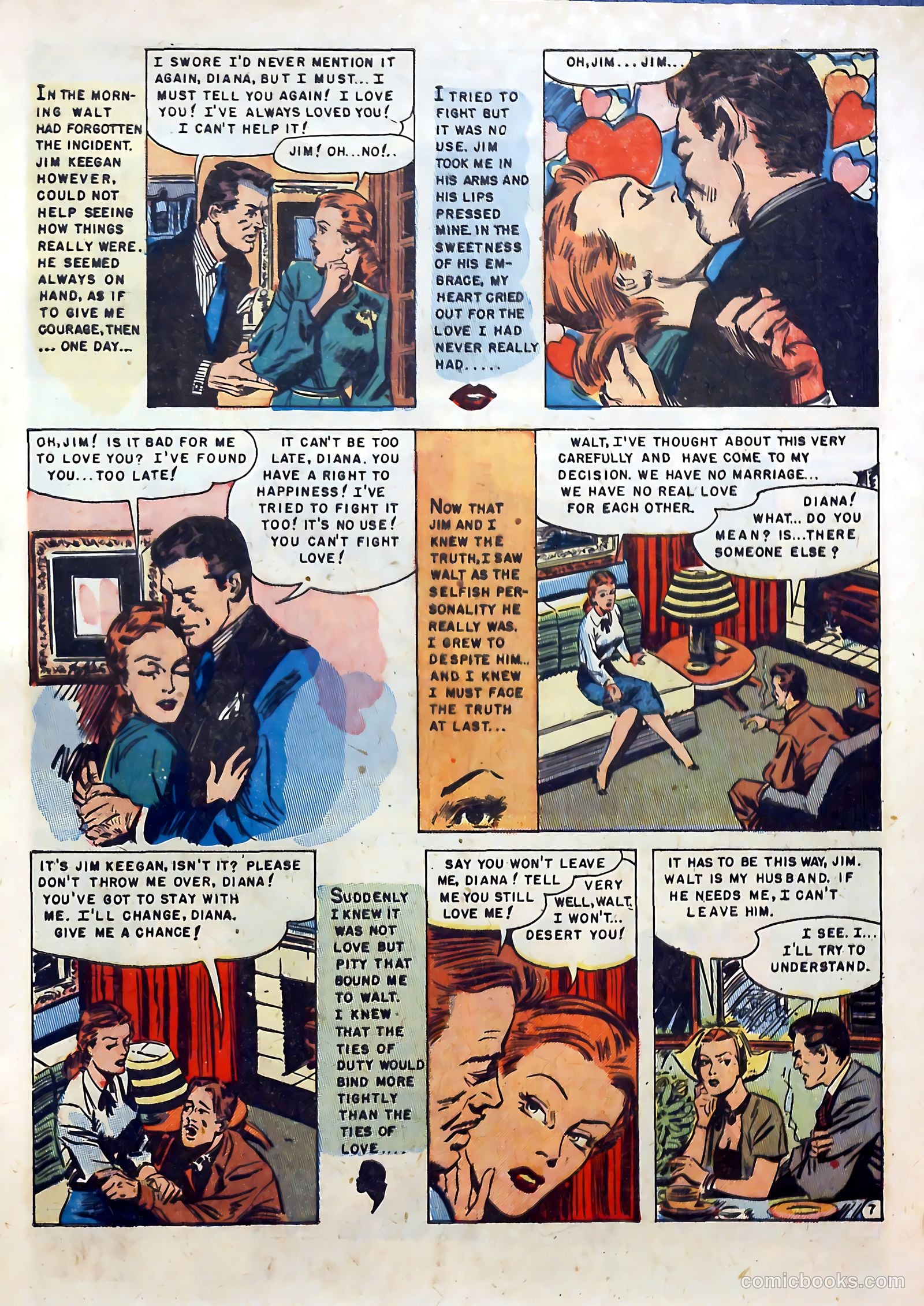 Realistic Romances #1 (1951) — page 9 of 36