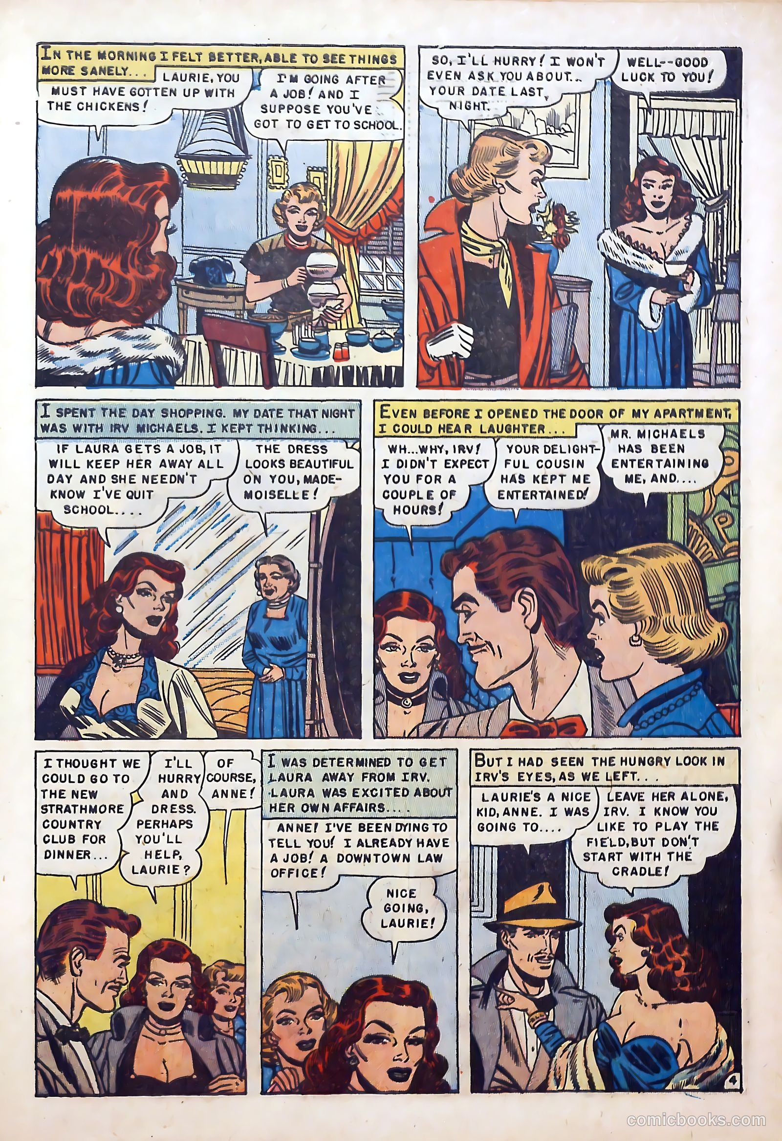 Realistic Romances #1 (1951) — page 29 of 36