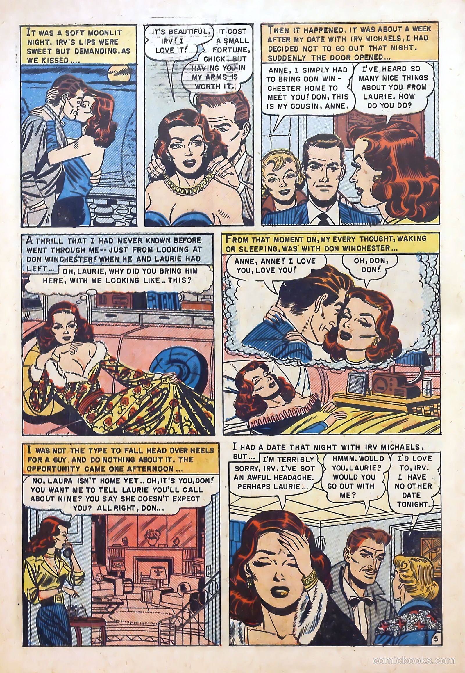 Realistic Romances #1 (1951) — page 30 of 36