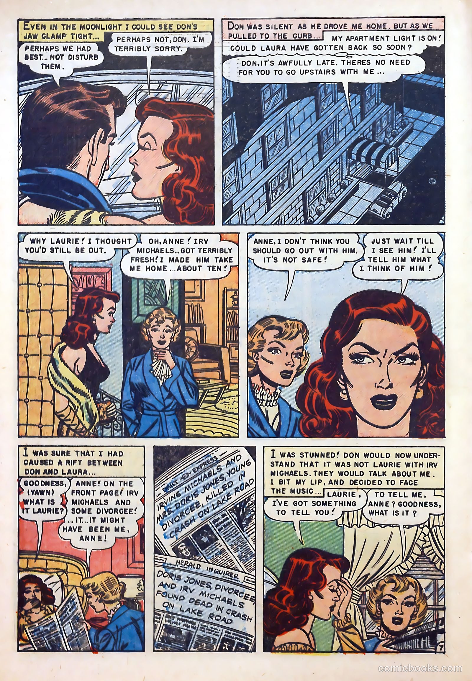 Realistic Romances #1 (1951) — page 32 of 36