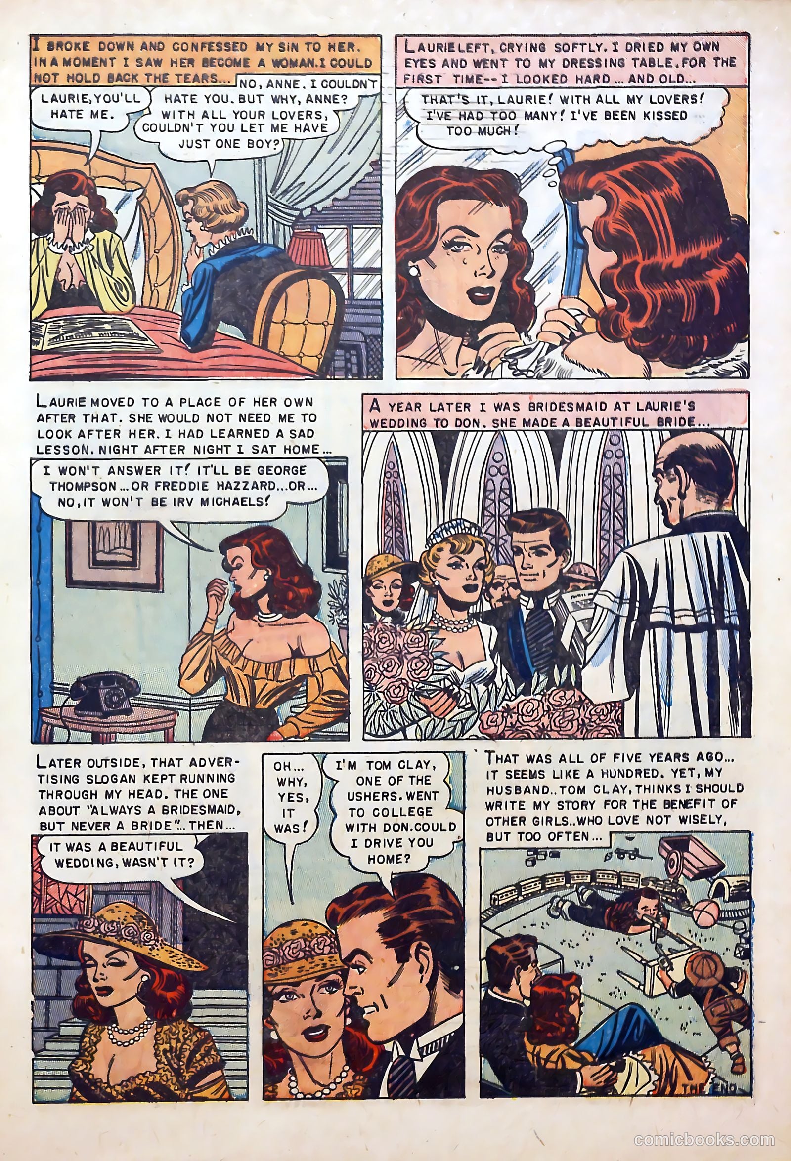 Realistic Romances #1 (1951) — page 33 of 36