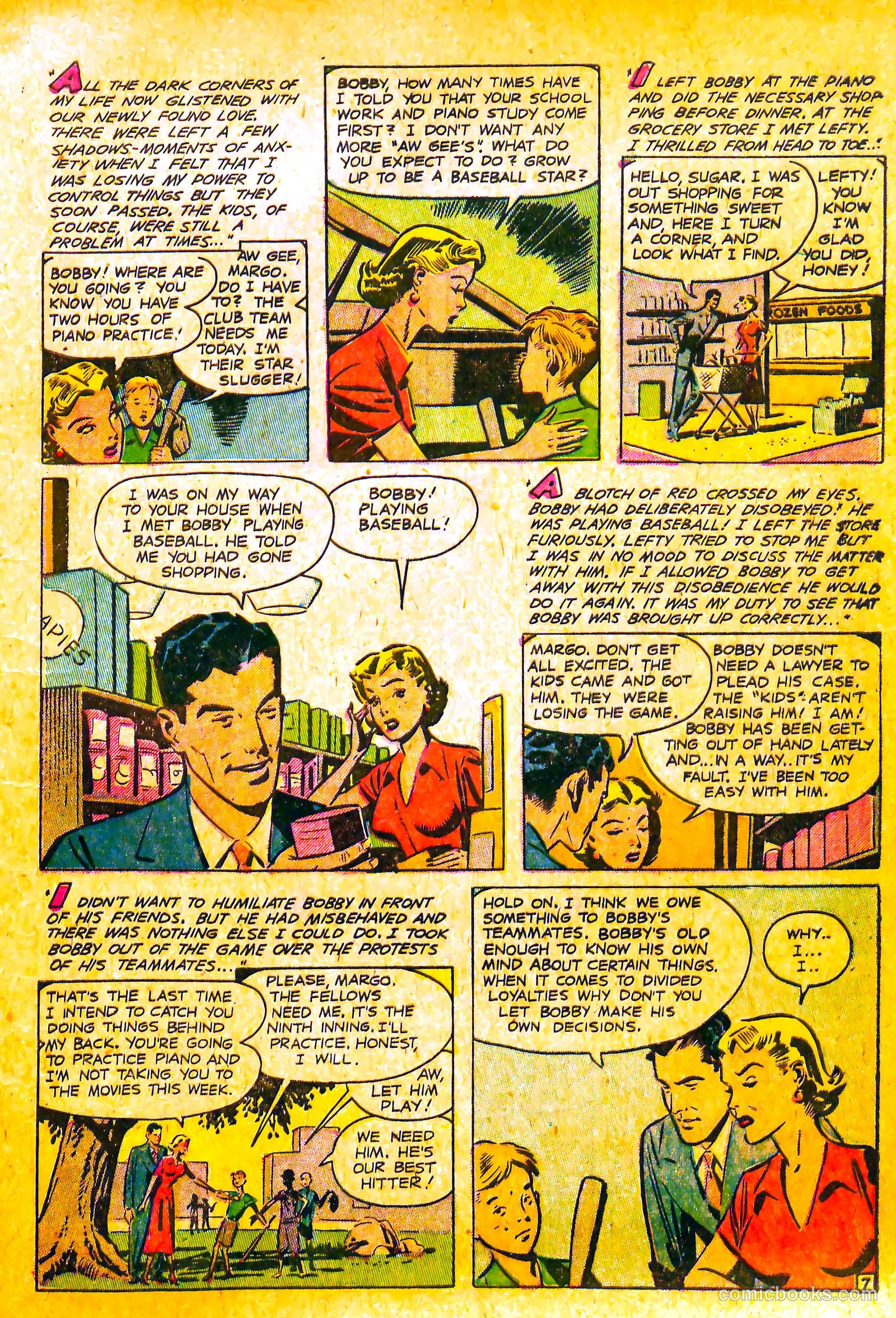 Realistic Romances #15 (1954) — page 9 of 36