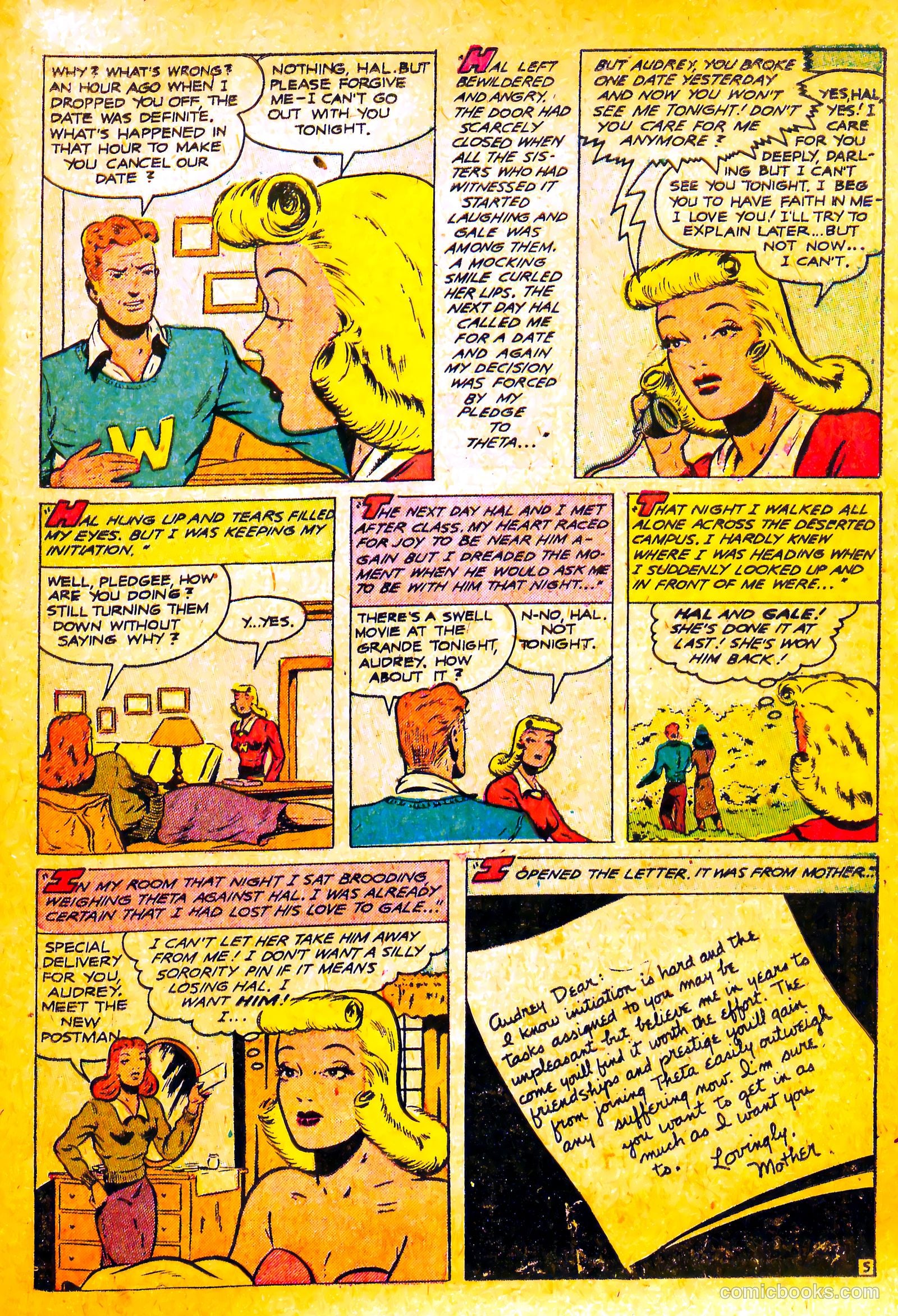 Realistic Romances #15 (1954) — page 23 of 36