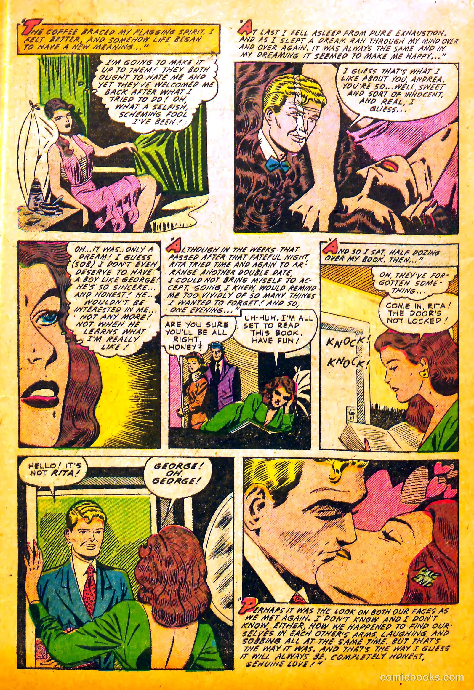 Realistic Romances #15 (1954) — page 34 of 36