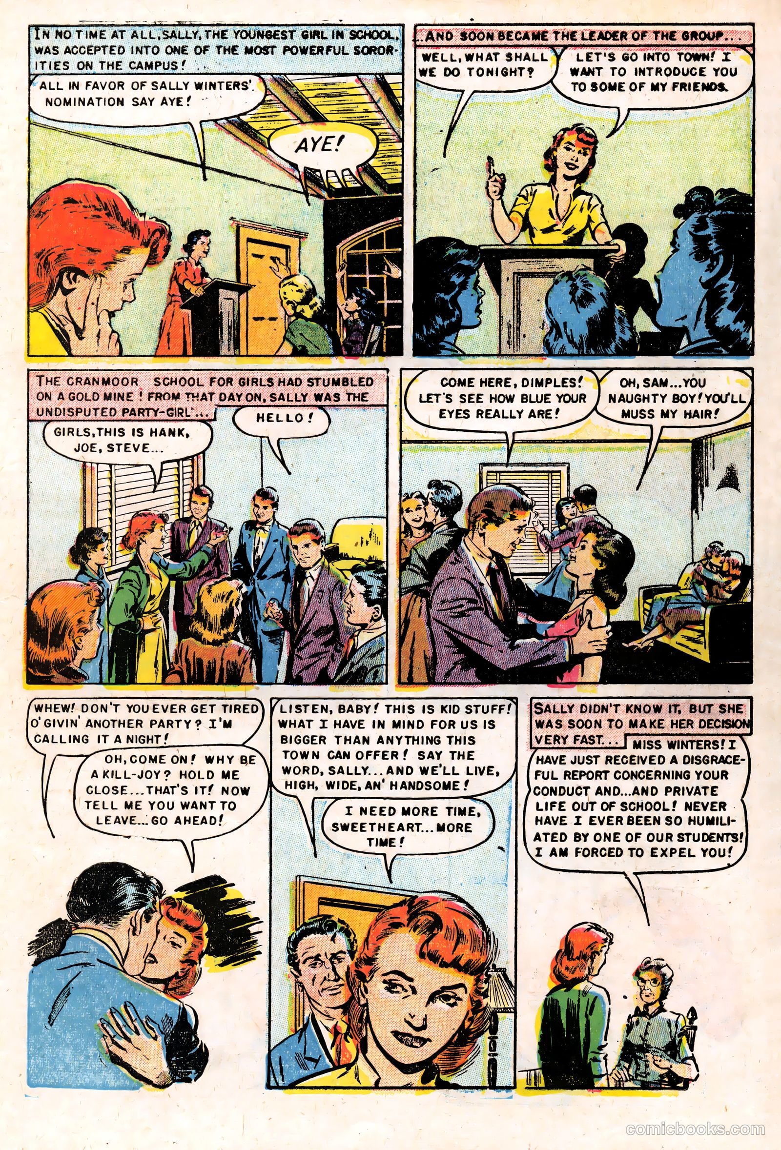 Realistic Romances #16 (1954) — page 8 of 36
