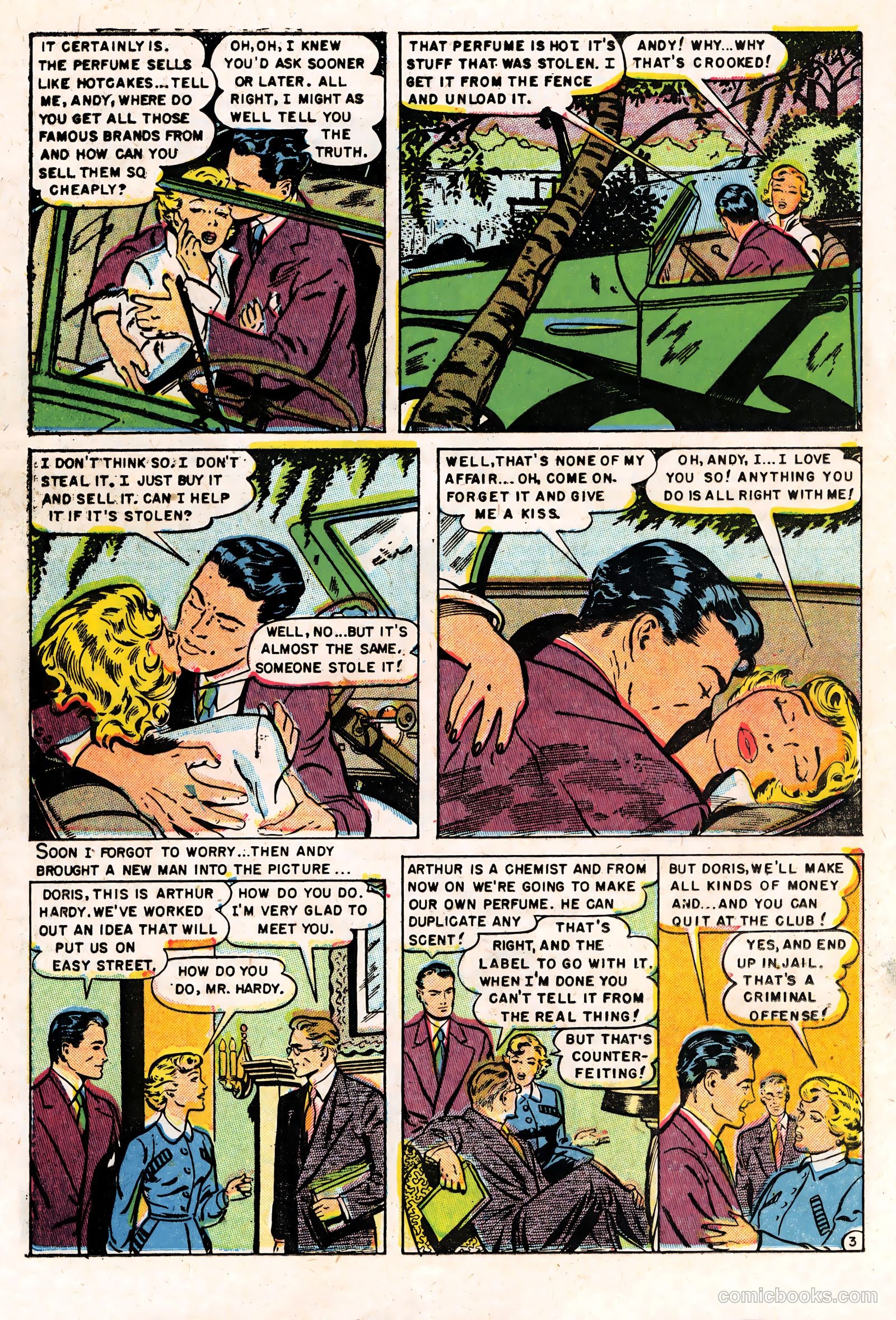Realistic Romances #16 (1954) — page 13 of 36
