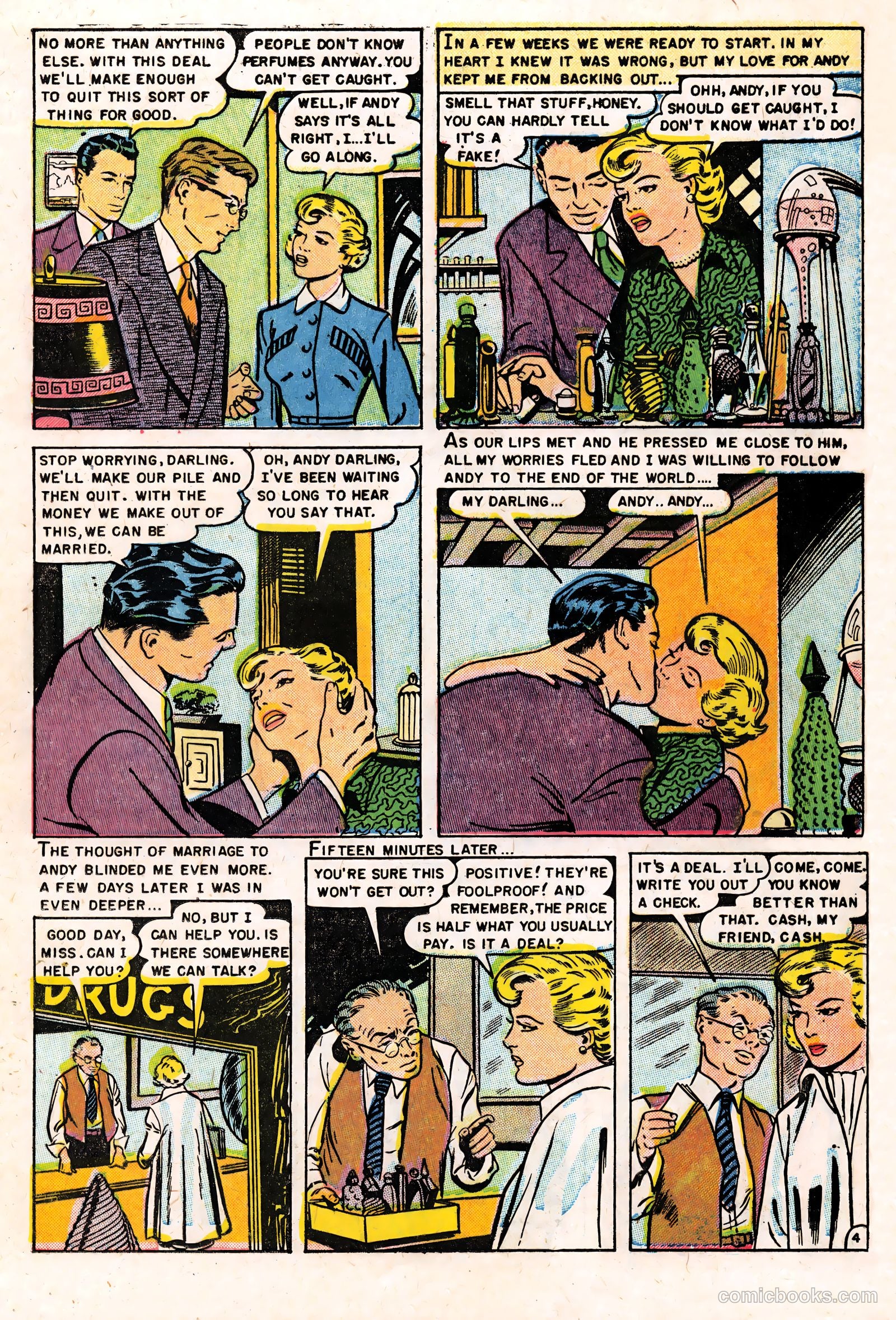 Realistic Romances #16 (1954) — page 14 of 36