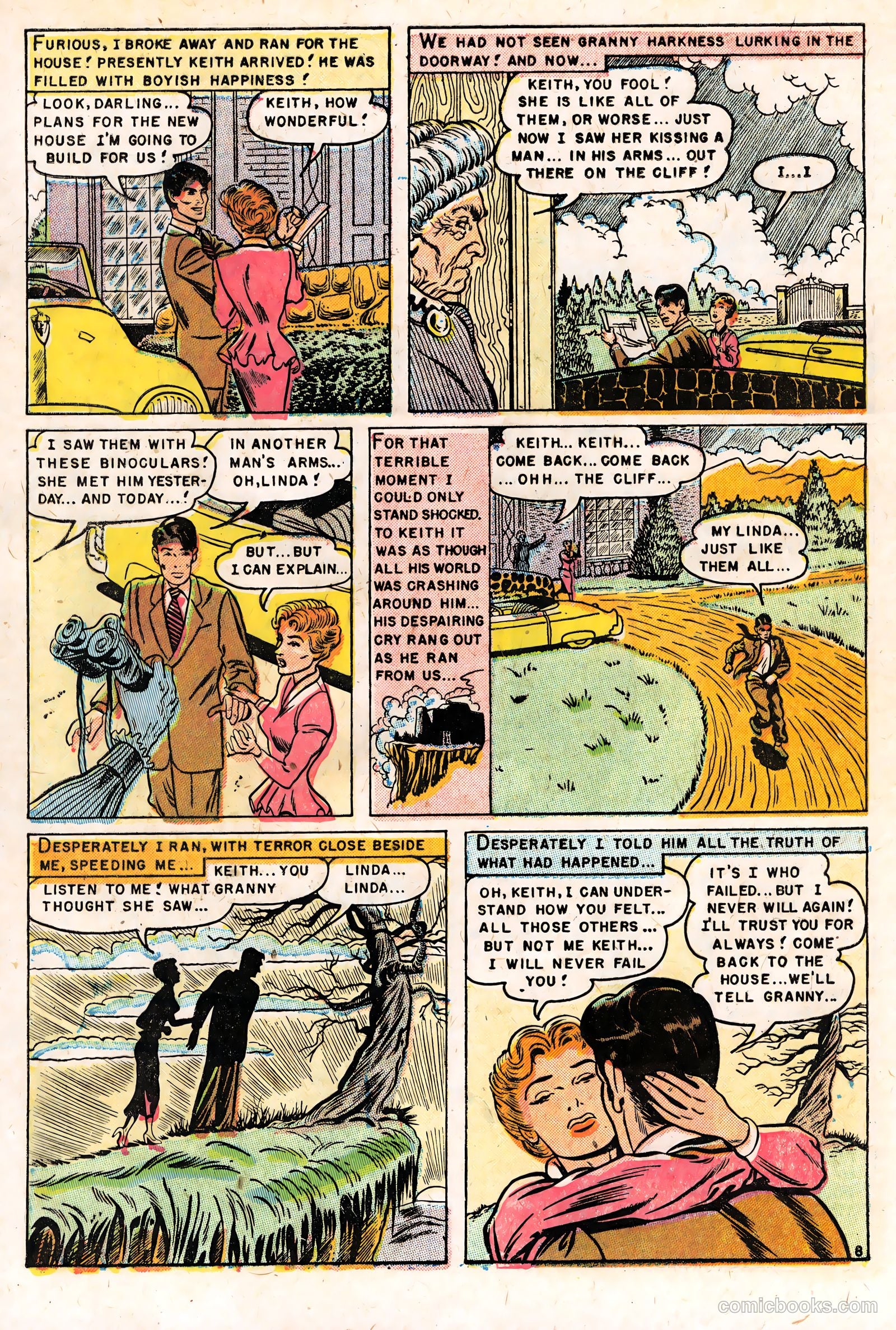 Realistic Romances #16 (1954) — page 33 of 36