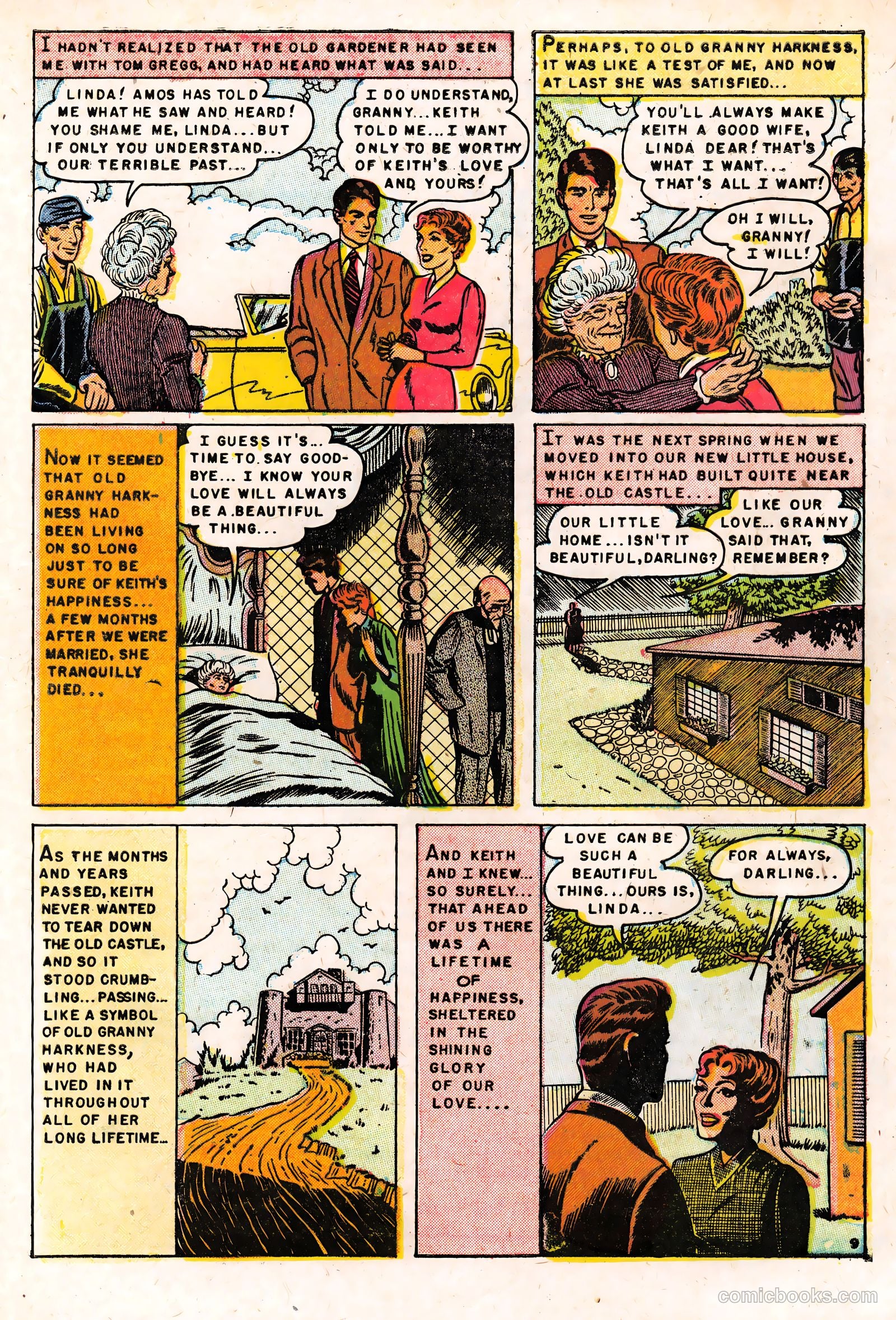 Realistic Romances #16 (1954) — page 34 of 36