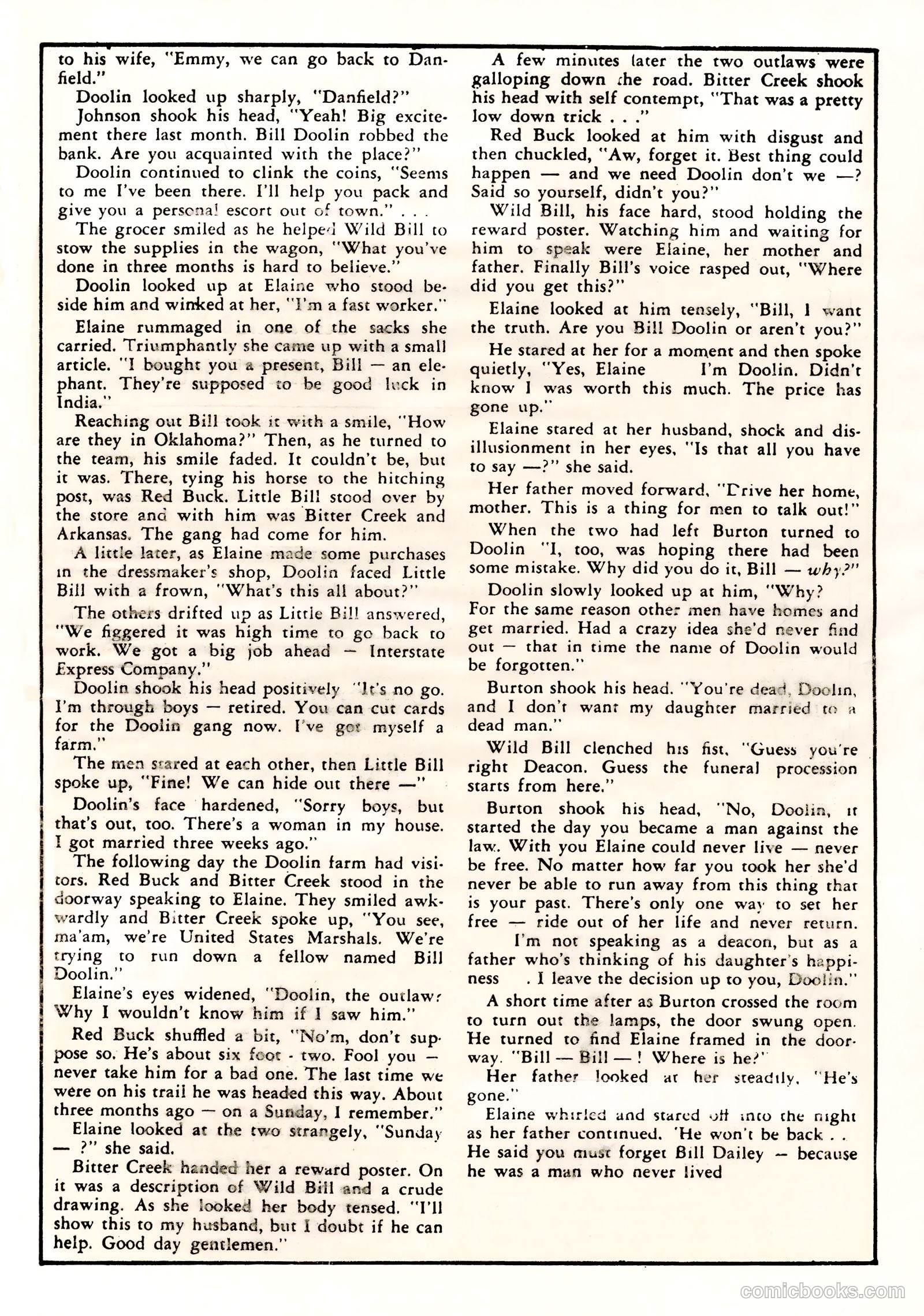 Realistic Romances #16 (1954) — page 36 of 36