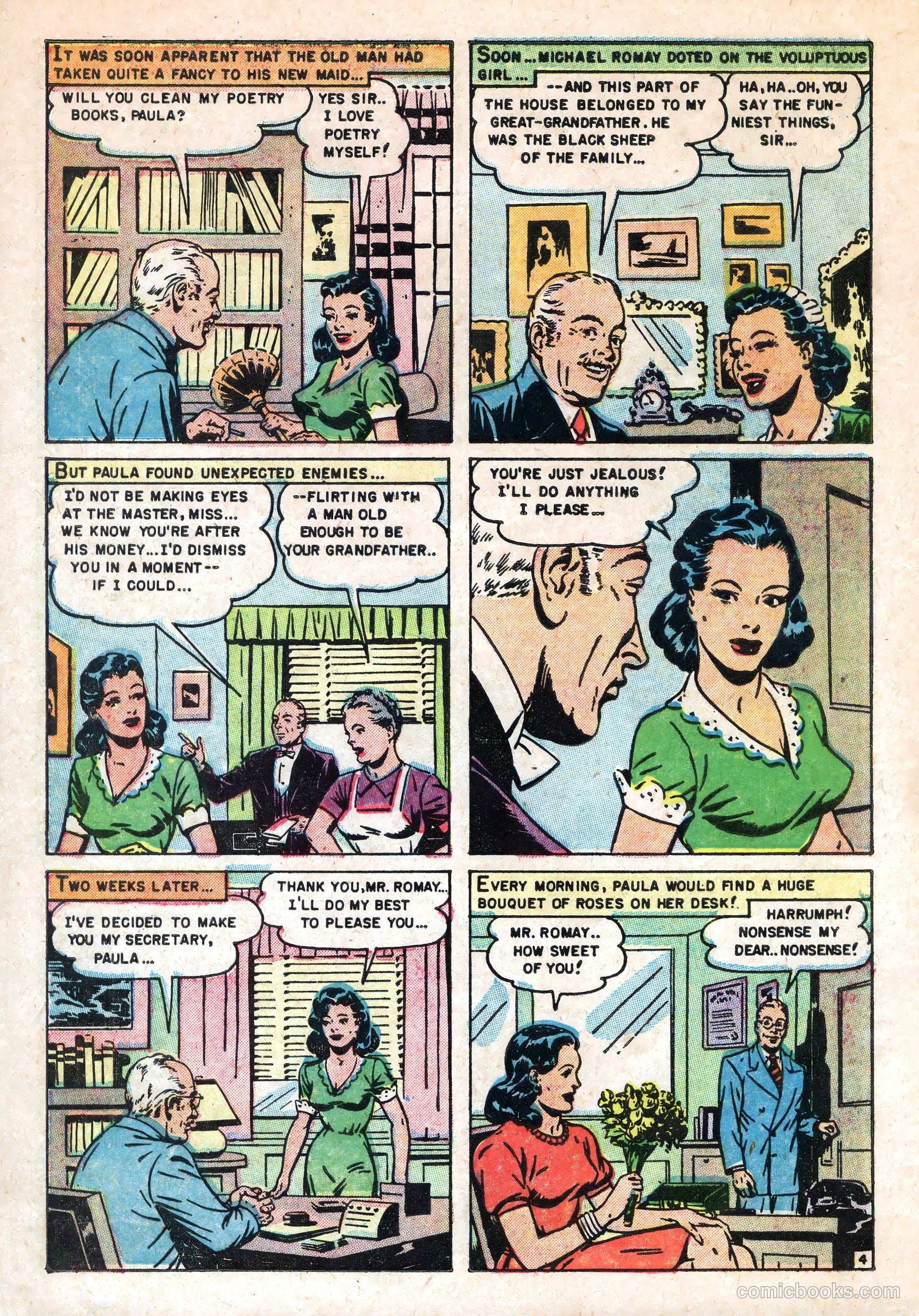 Realistic Romances #17 (1954) — page 6 of 37