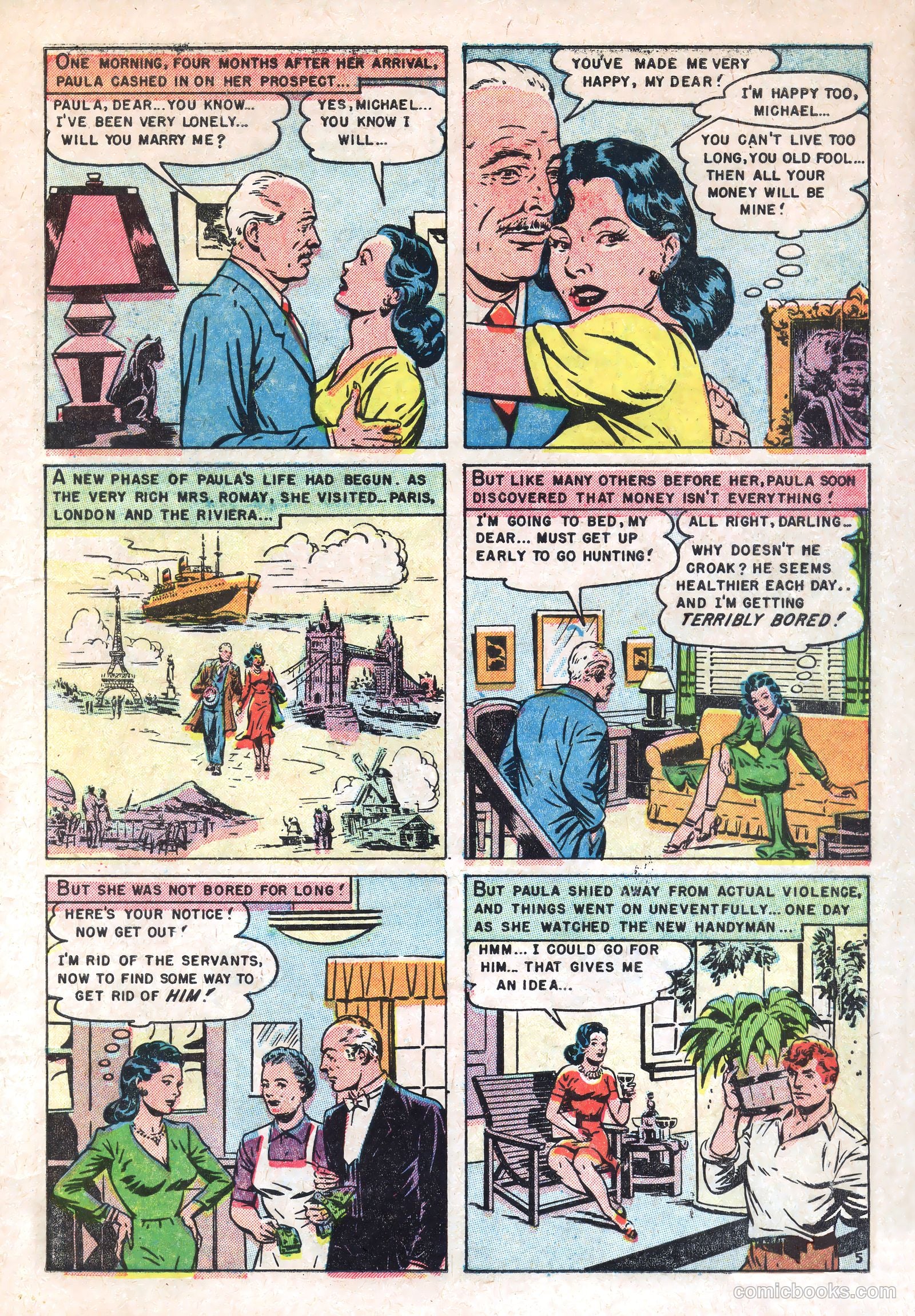 Realistic Romances #17 (1954) — page 7 of 37