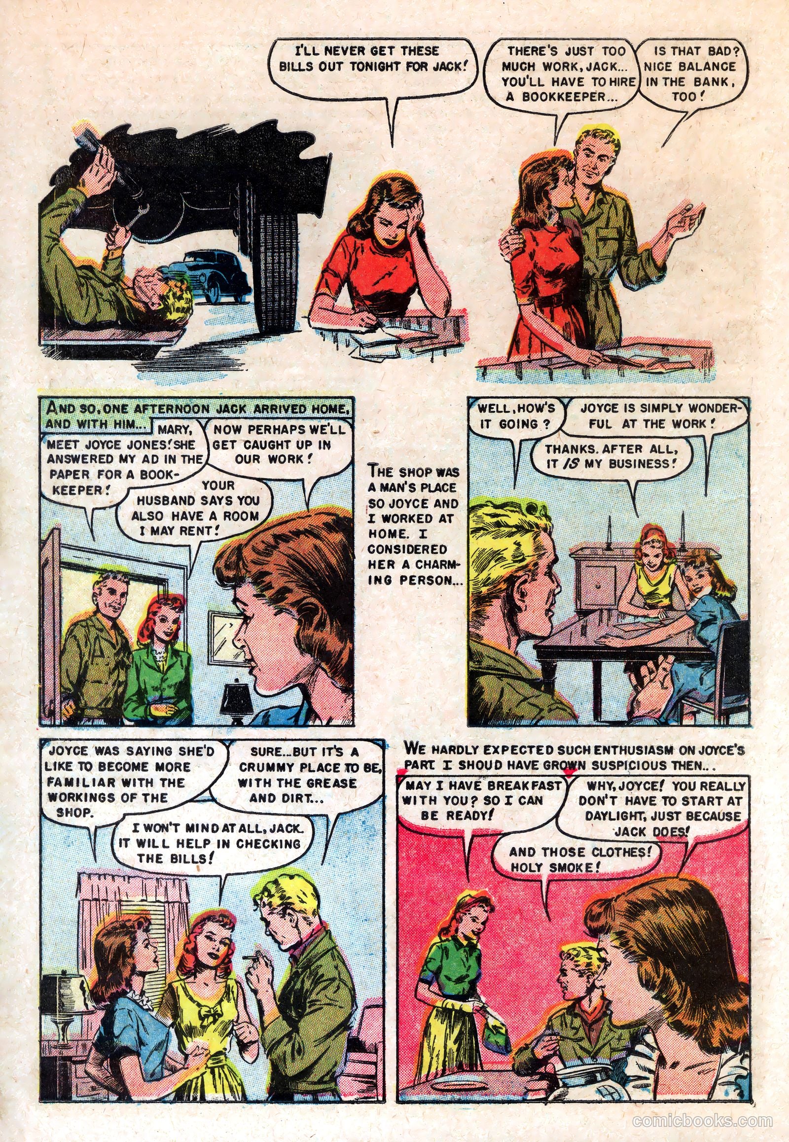 Realistic Romances #17 (1954) — page 14 of 37