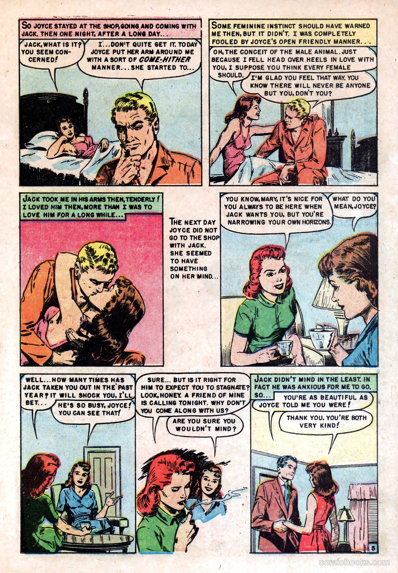 Realistic Romances #17 (1954) — page 15 of 37
