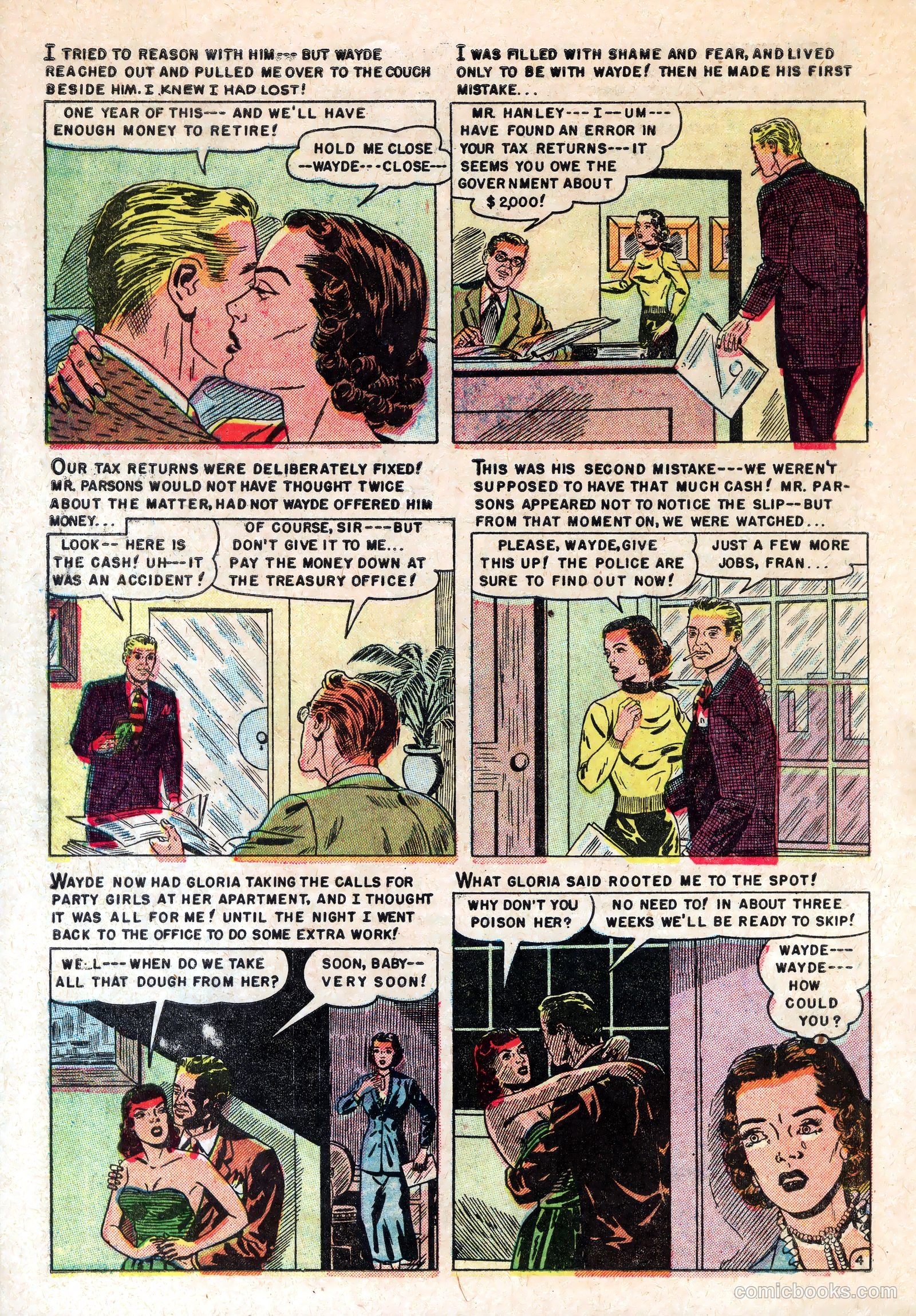 Realistic Romances #17 (1954) — page 30 of 37