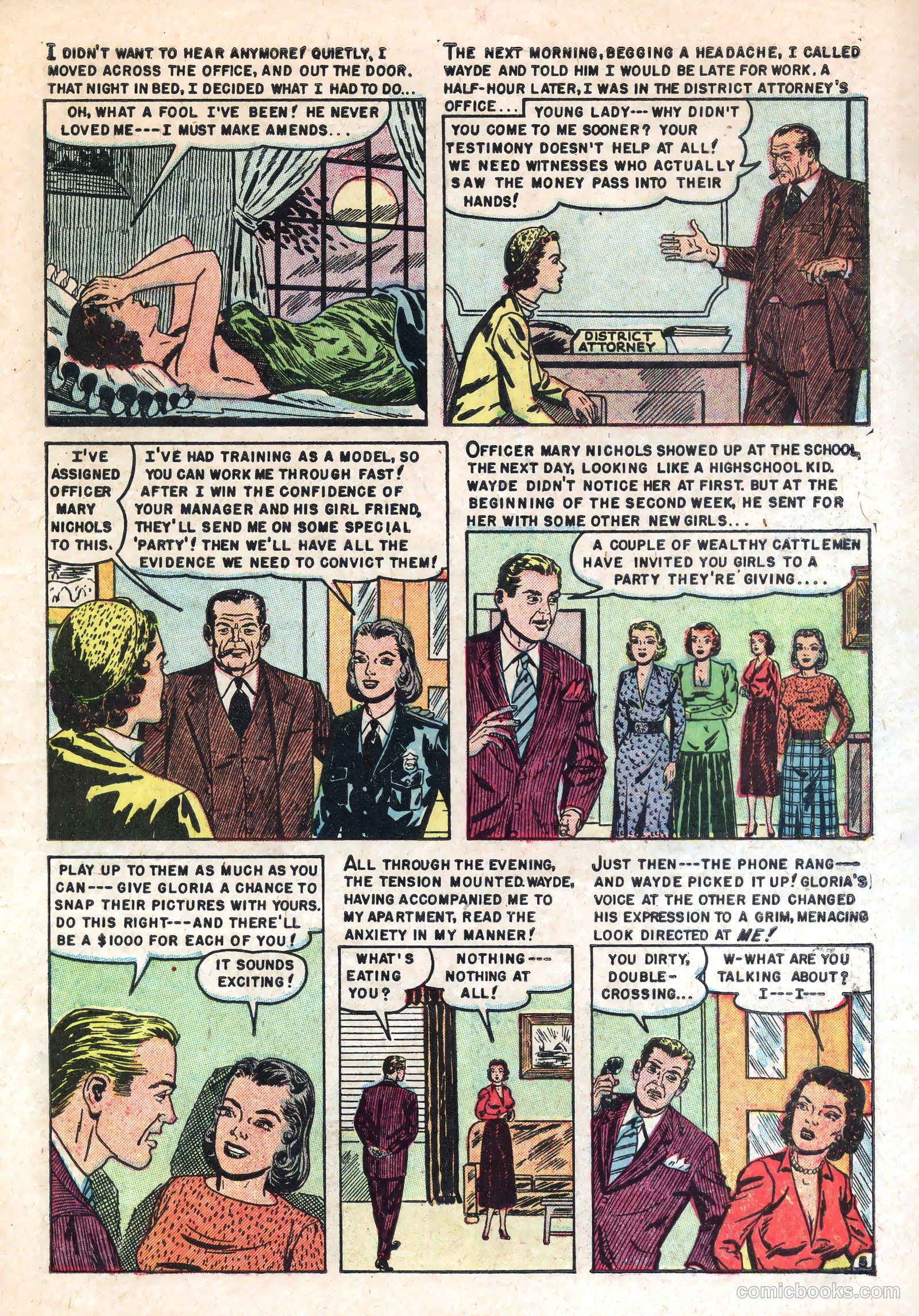 Realistic Romances #17 (1954) — page 31 of 37
