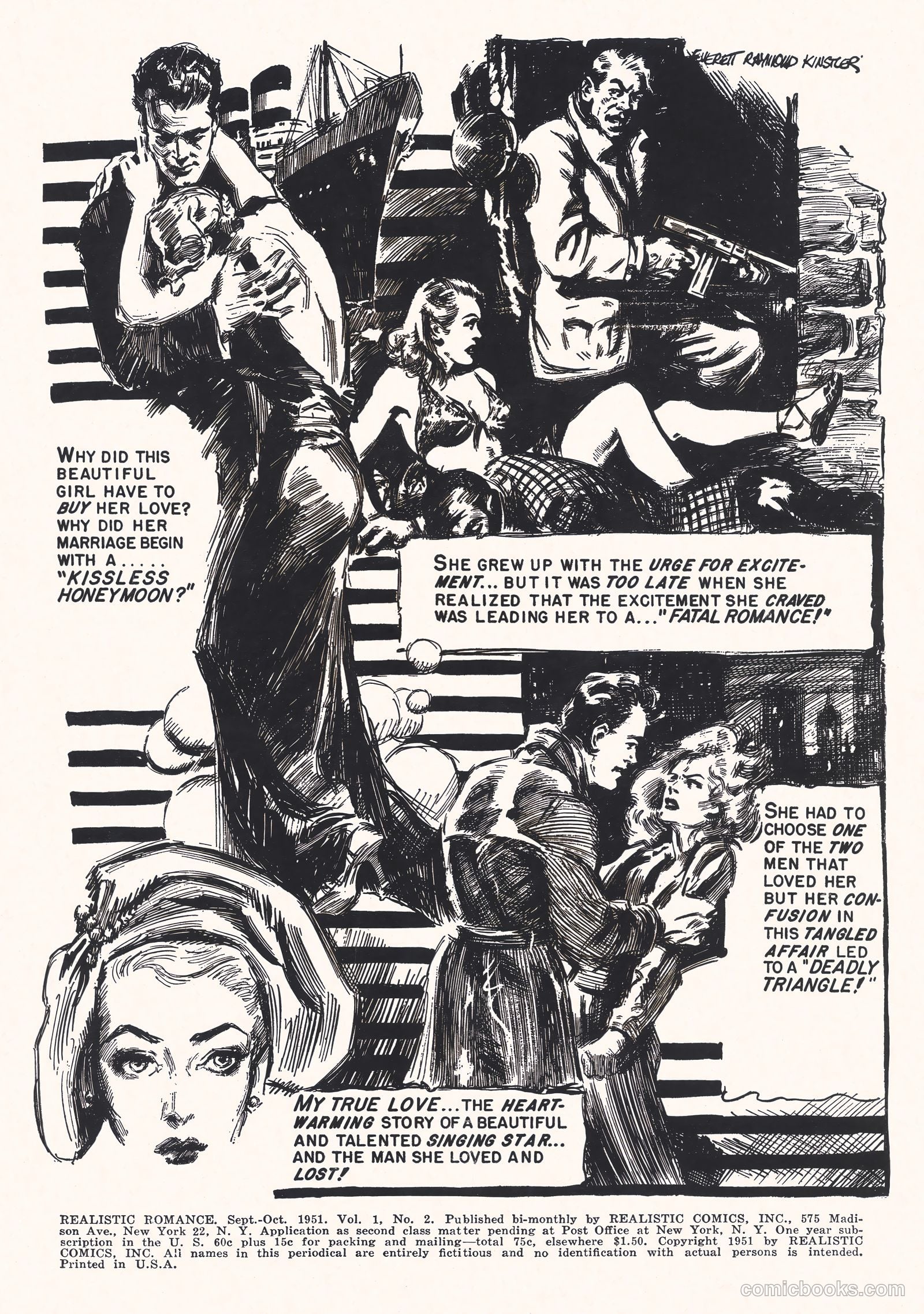 Realistic Romances #2 (1951) — page 2 of 37