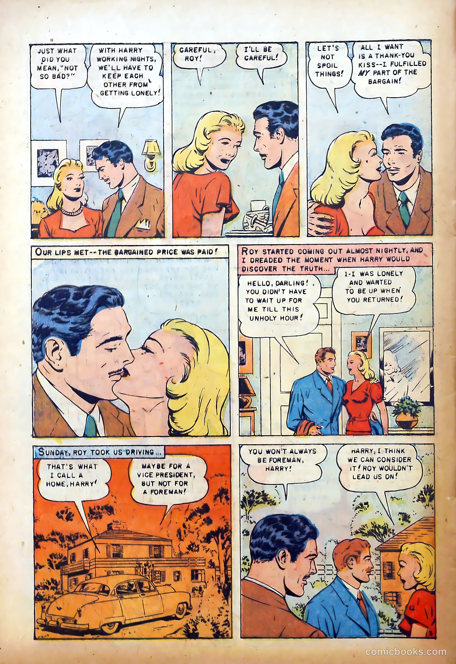 Realistic Romances #3 (1951) — page 28 of 36