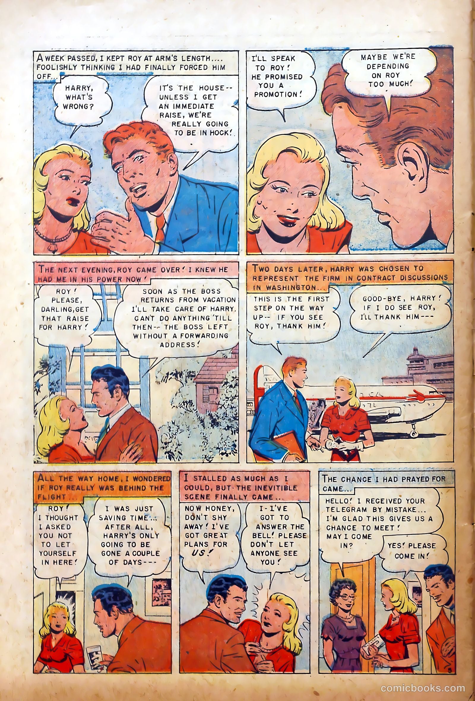 Realistic Romances #3 (1951) — page 30 of 36