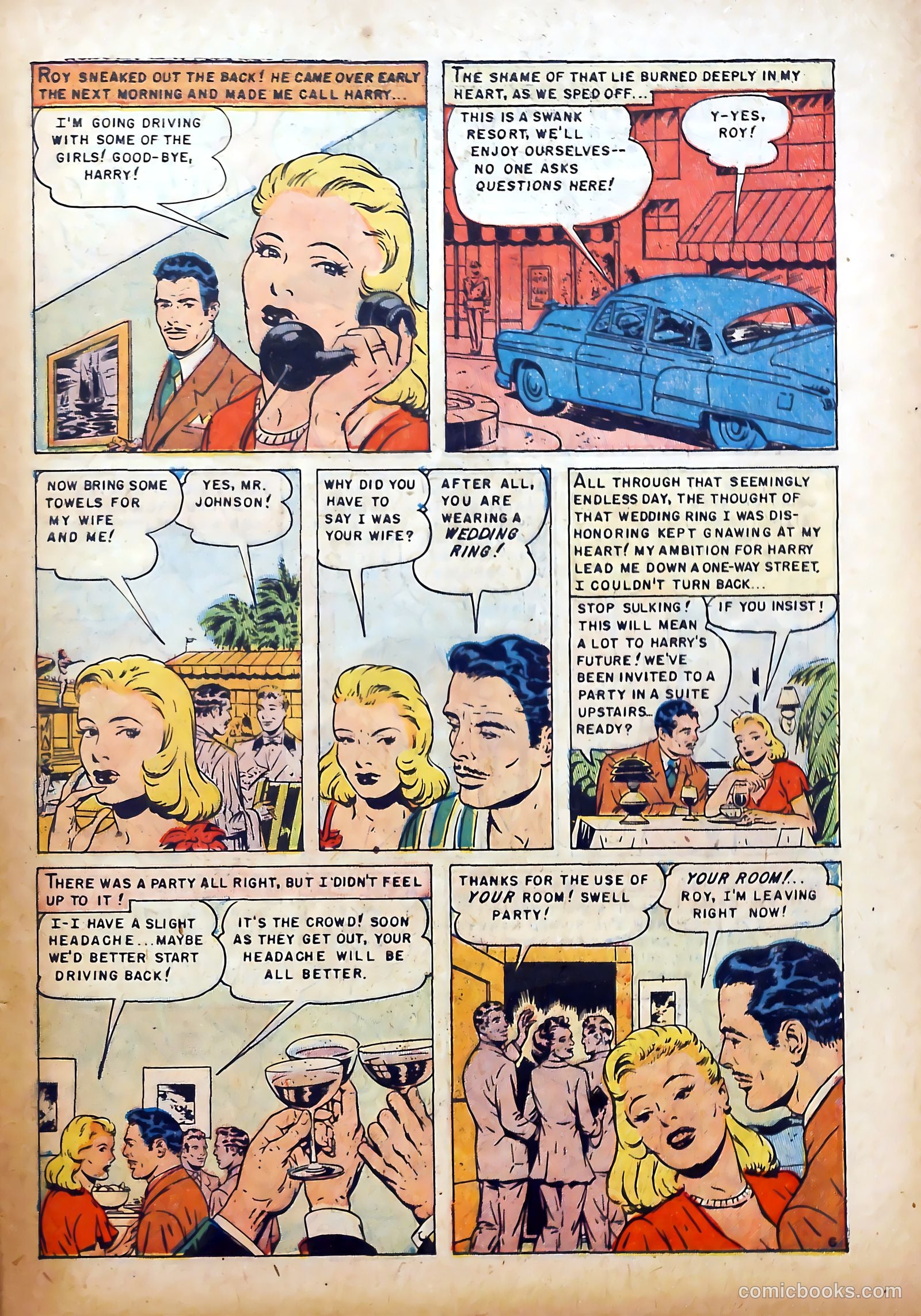 Realistic Romances #3 (1951) — page 31 of 36