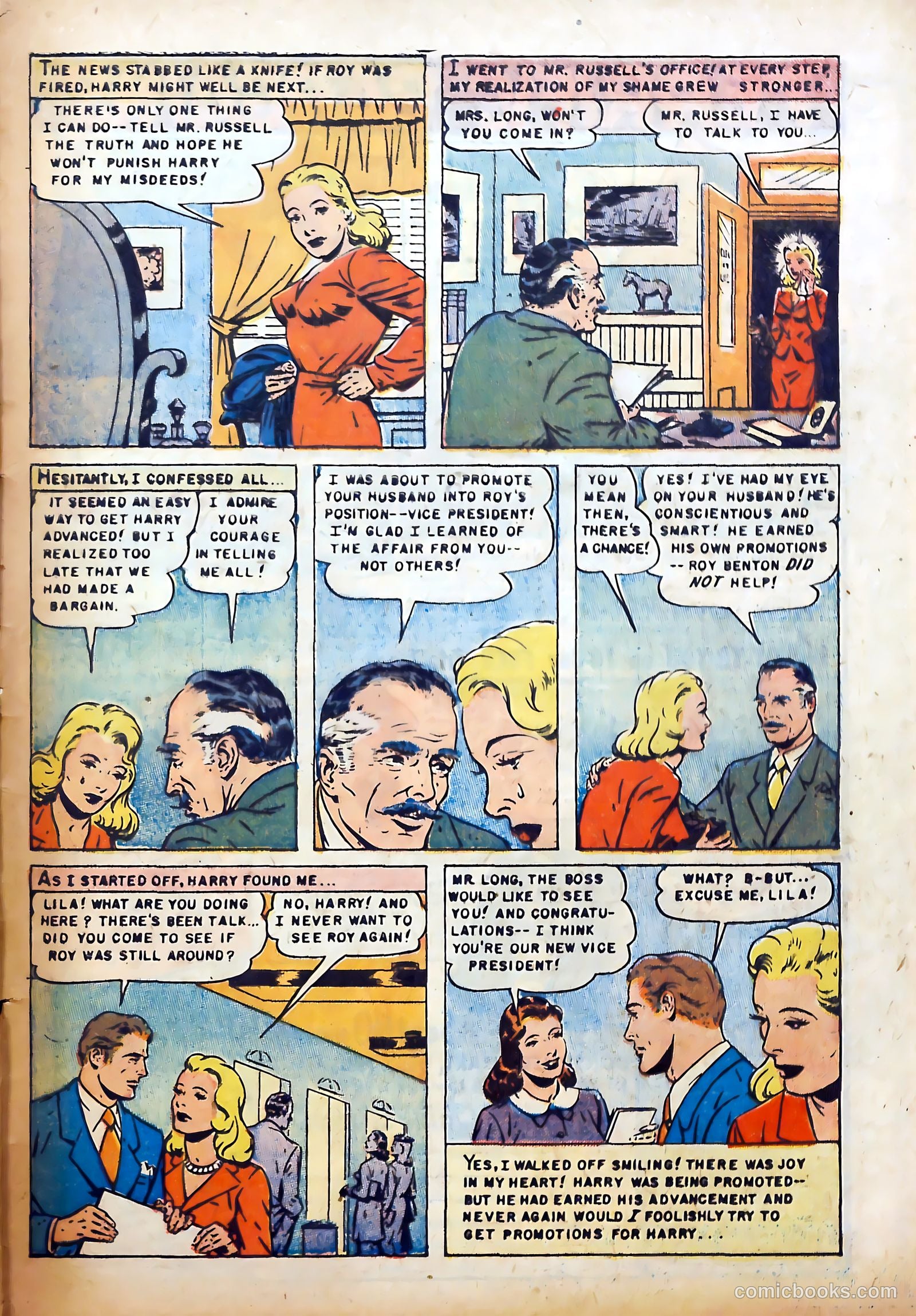 Realistic Romances #3 (1951) — page 33 of 36