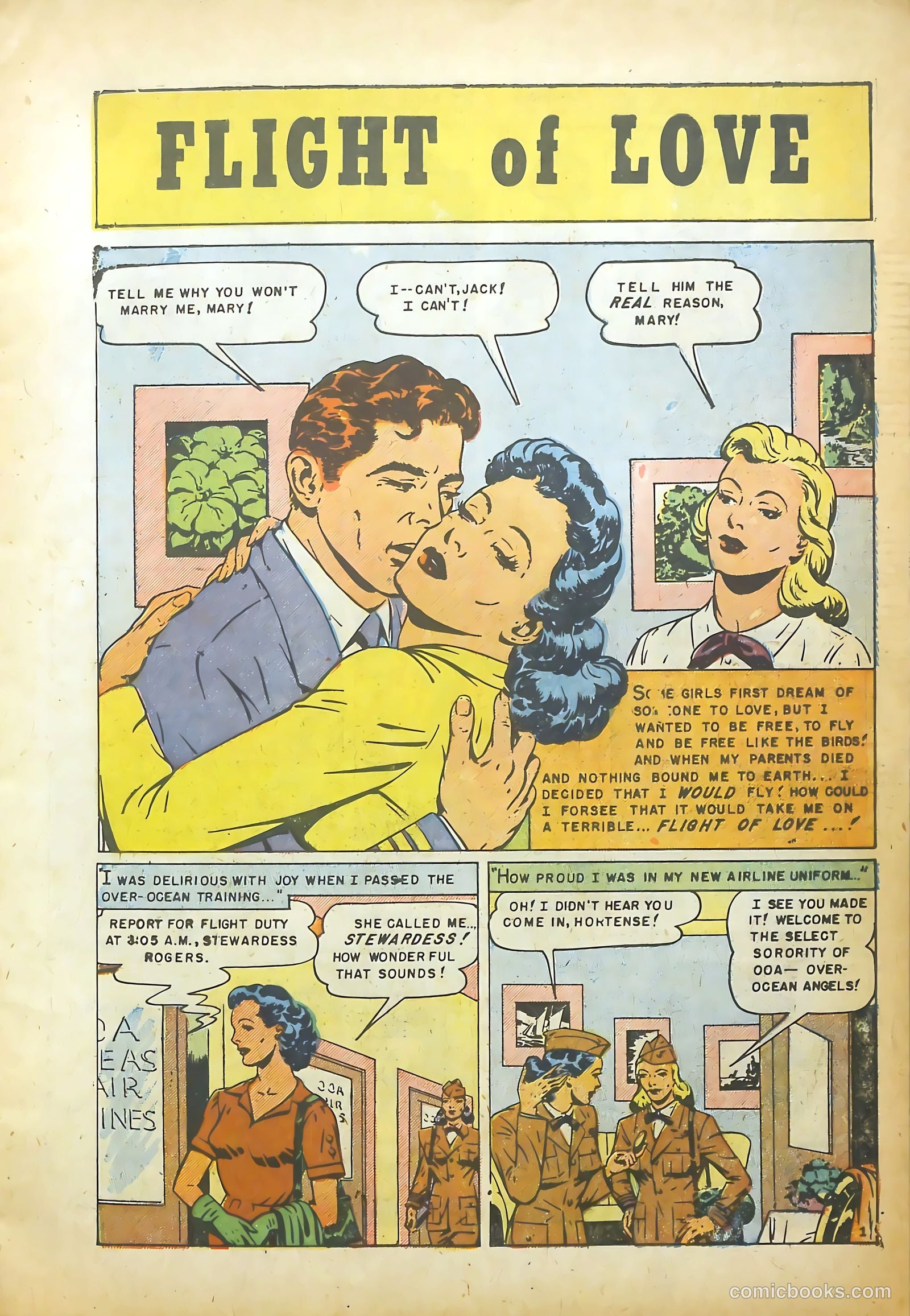 Realistic Romances #4 (1952) — page 4 of 37