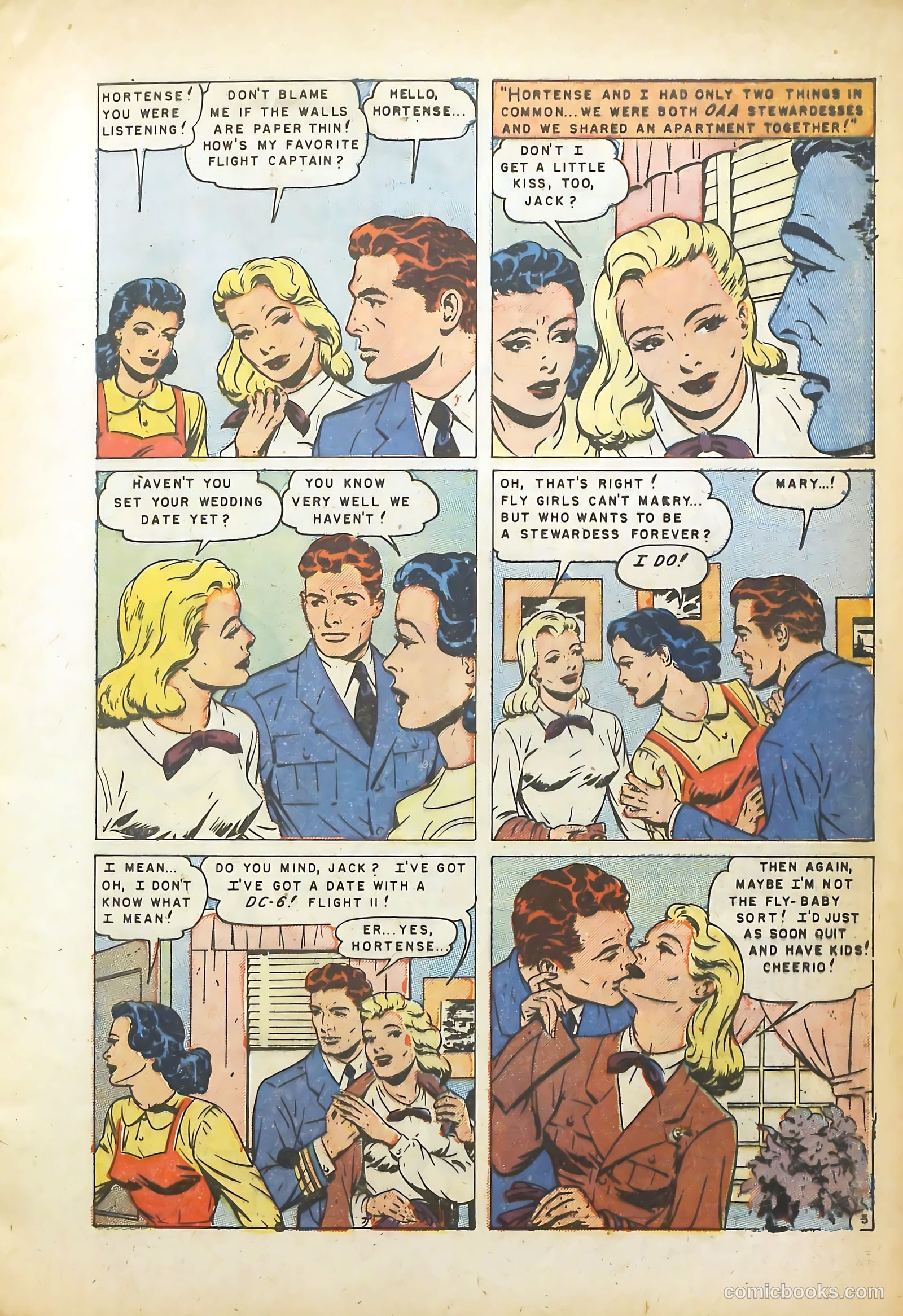 Realistic Romances #4 (1952) — page 6 of 37