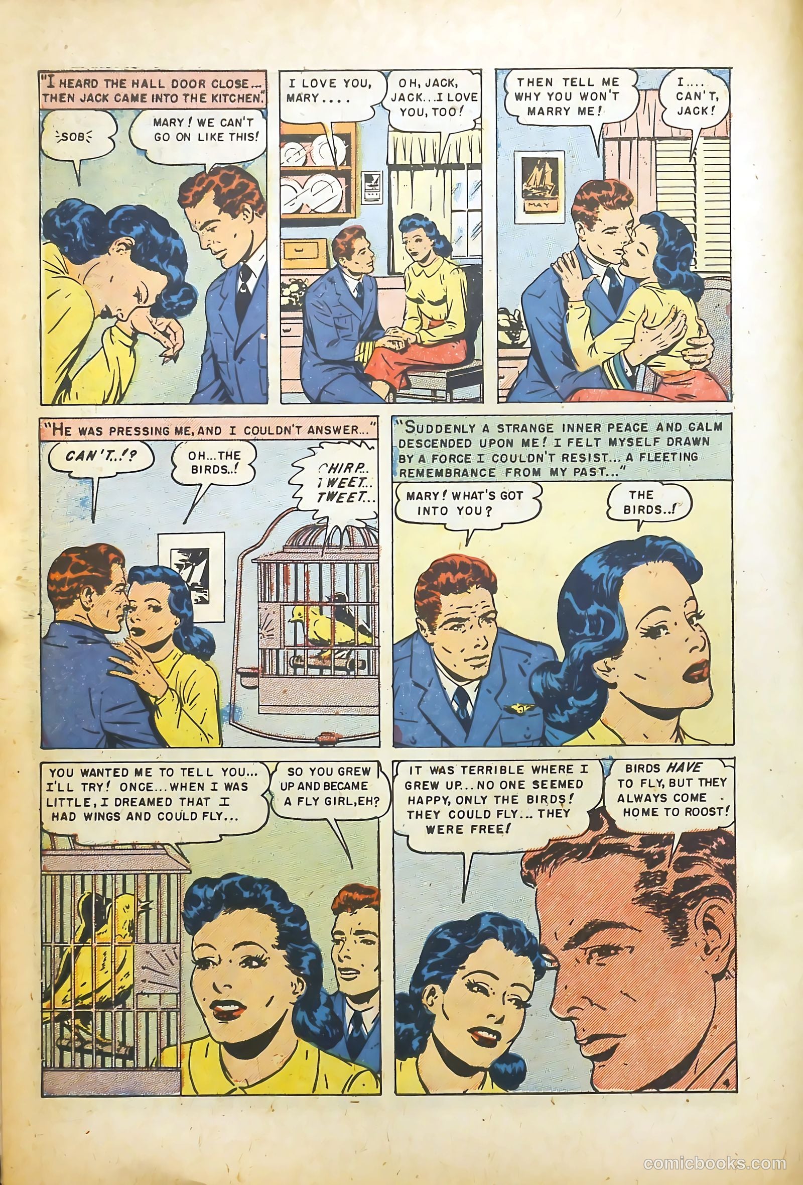 Realistic Romances #4 (1952) — page 7 of 37