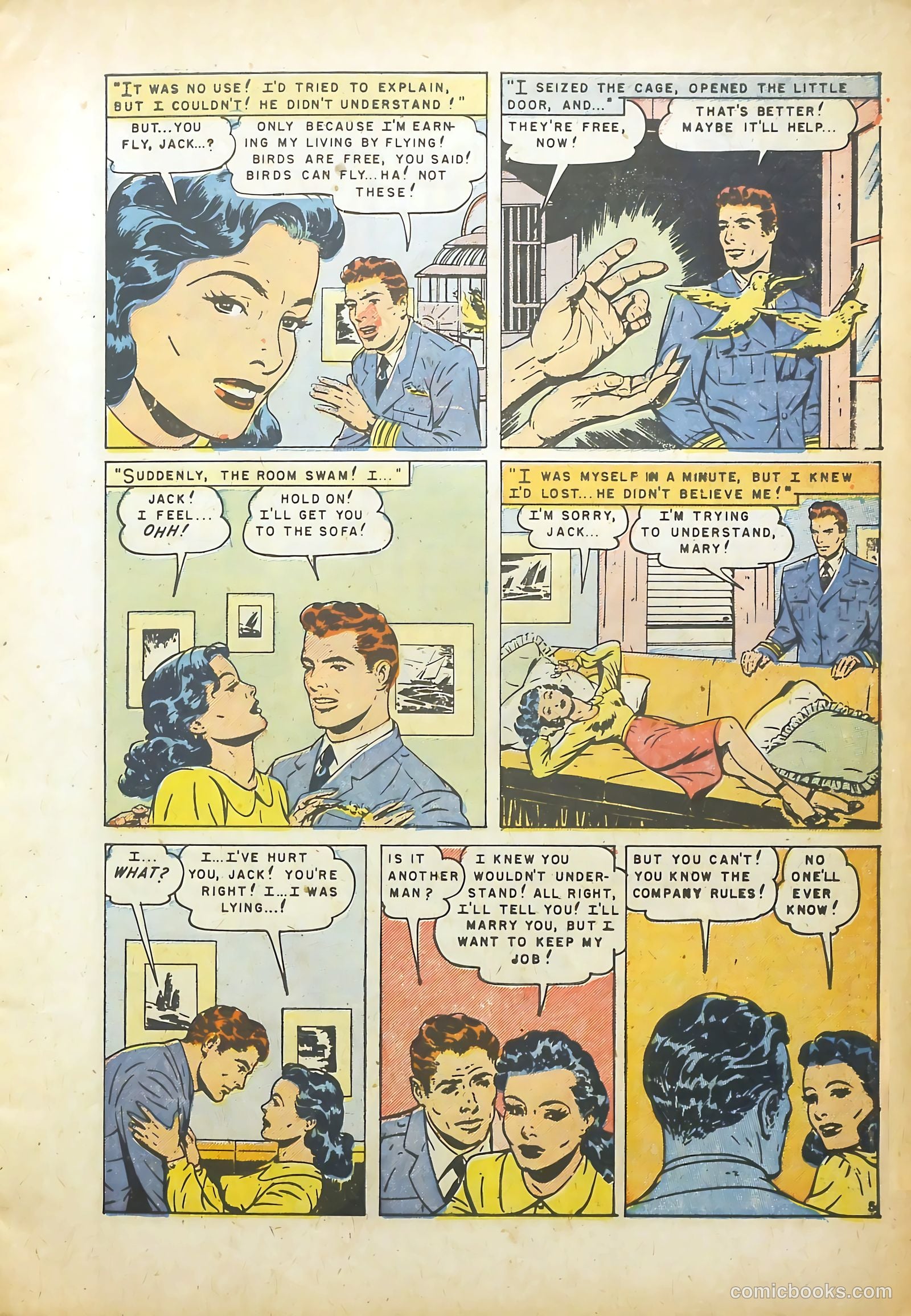 Realistic Romances #4 (1952) — page 8 of 37