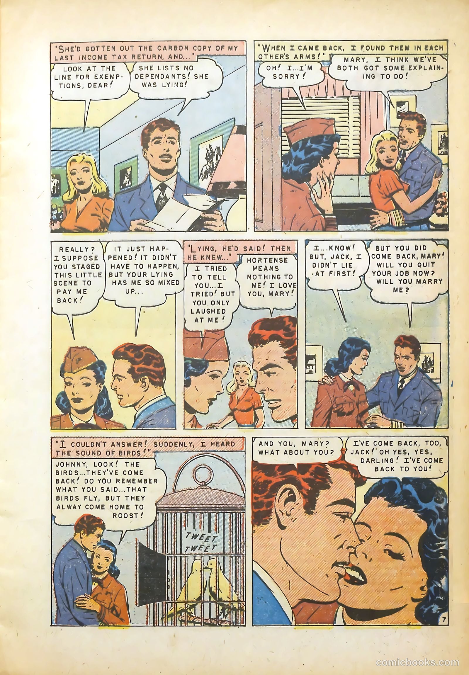 Realistic Romances #4 (1952) — page 10 of 37