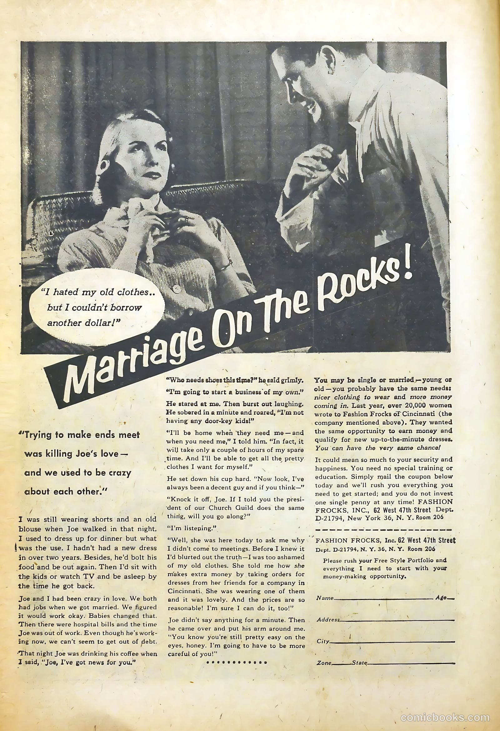 Realistic Romances #4 (1952) — page 11 of 37