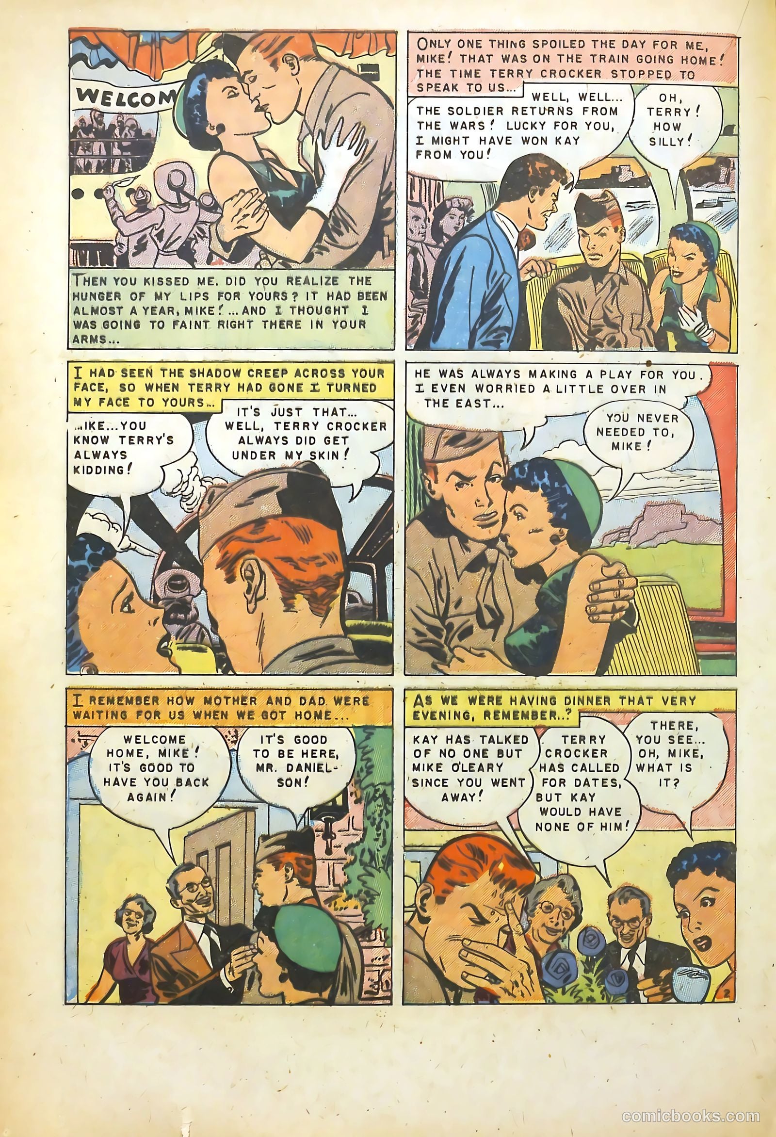 Realistic Romances #4 (1952) — page 21 of 37