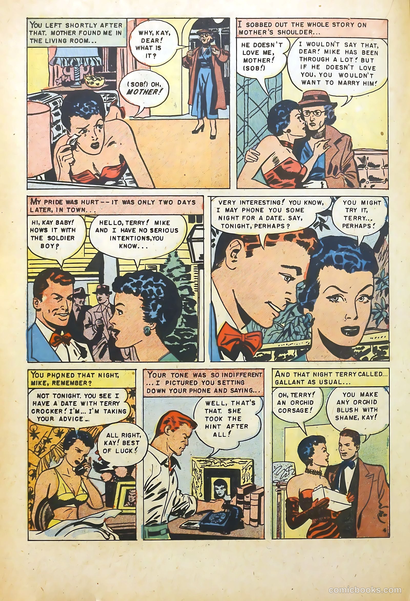 Realistic Romances #4 (1952) — page 23 of 37