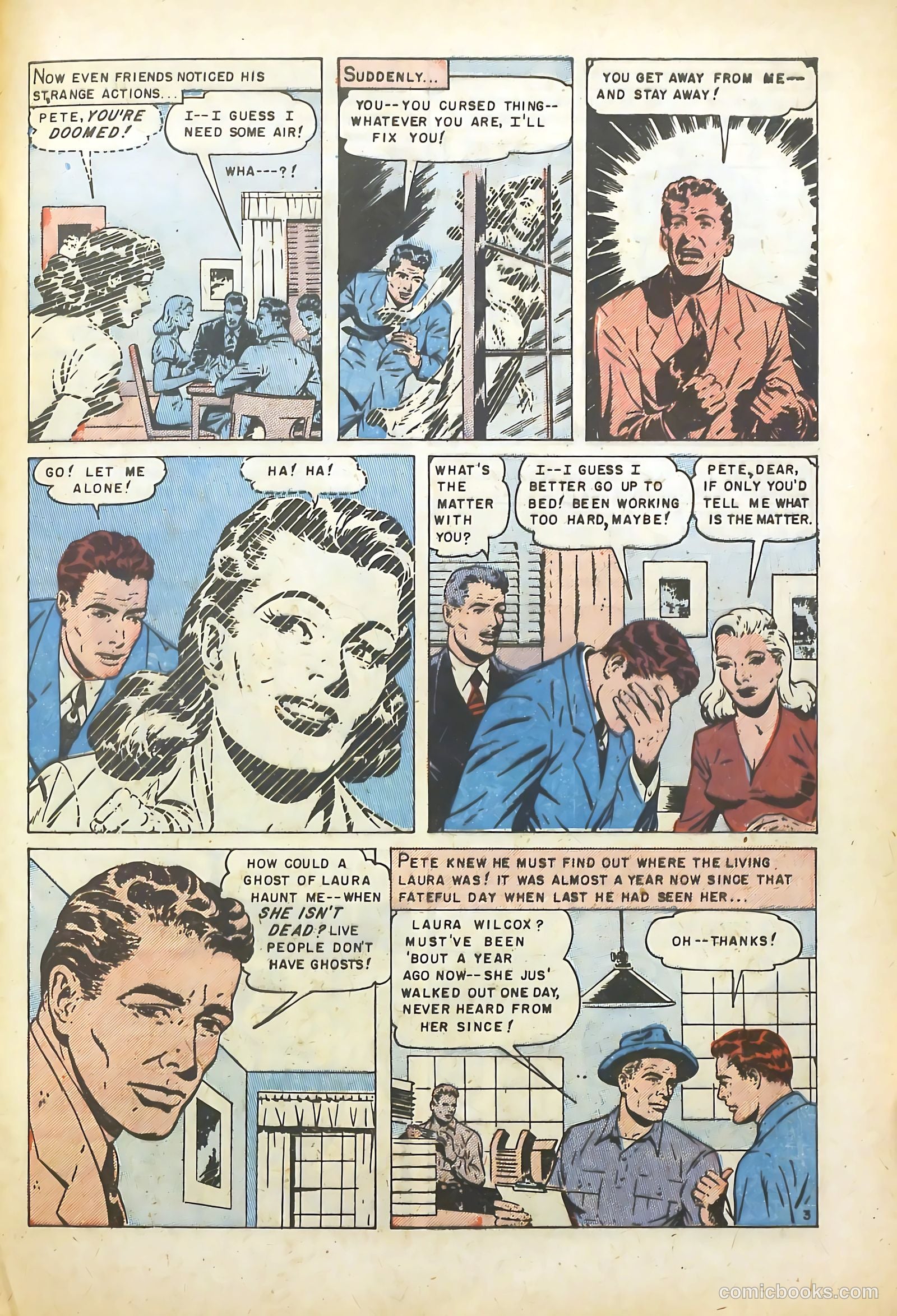 Realistic Romances #4 (1952) — page 30 of 37