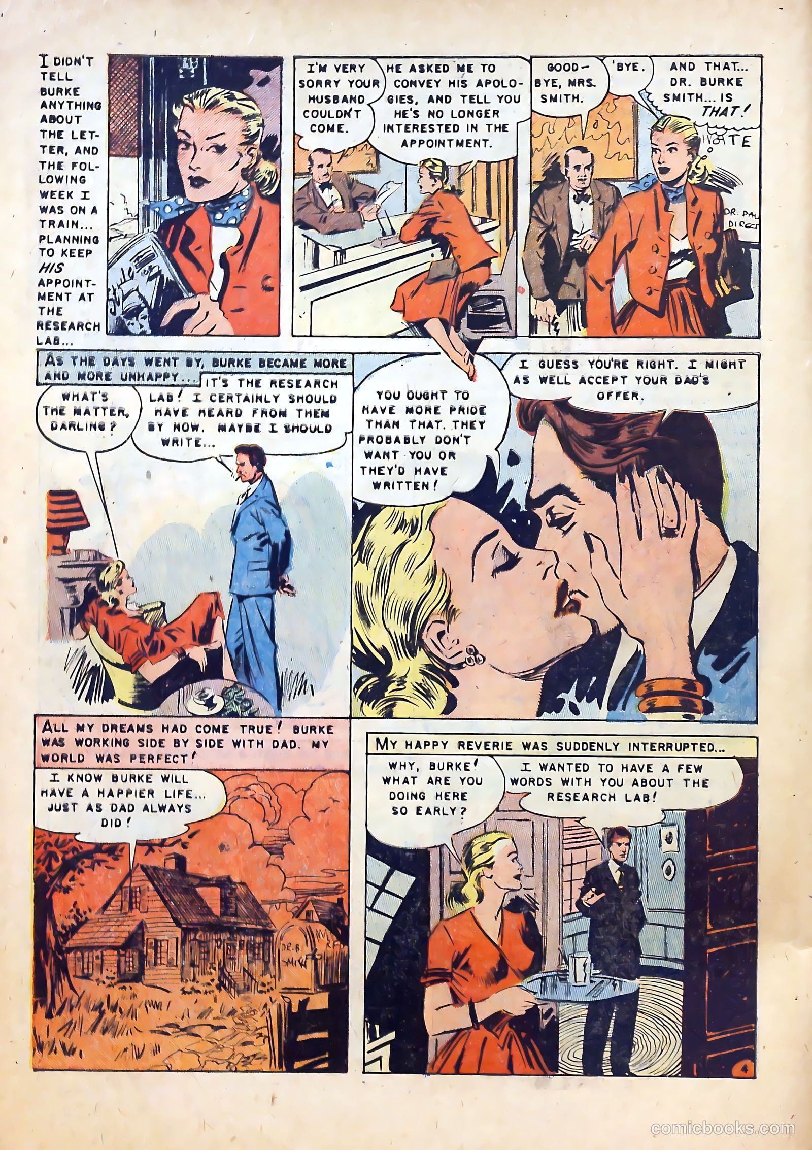 Realistic Romances #5 (1952) — page 6 of 36