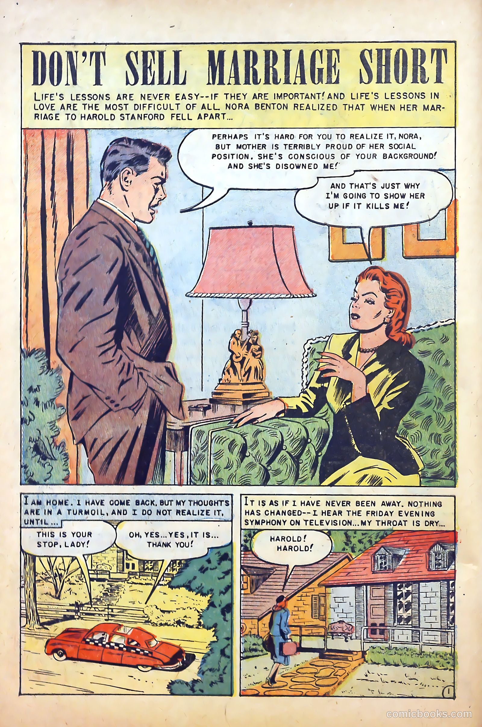 Realistic Romances #5 (1952) — page 10 of 36