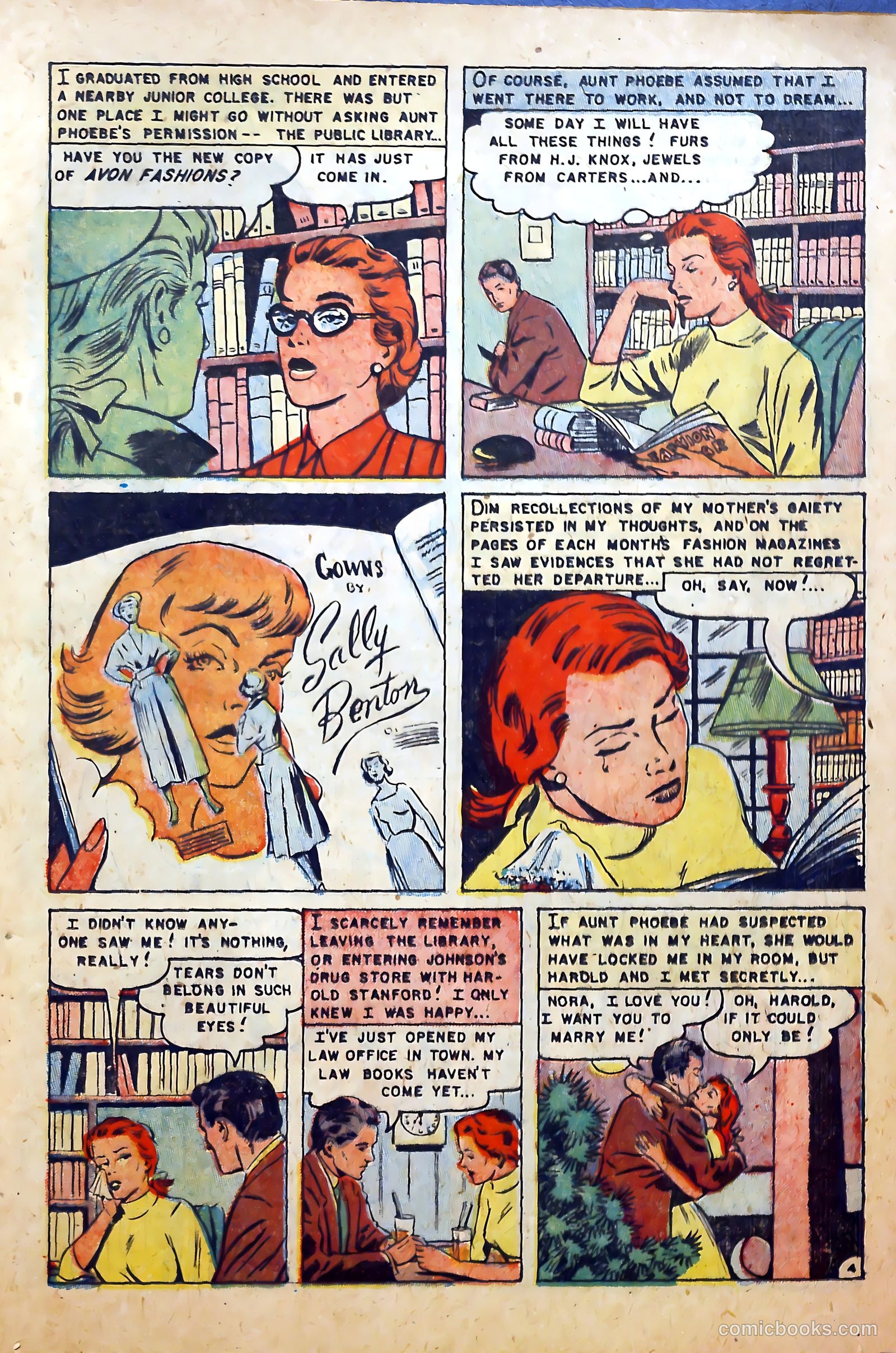 Realistic Romances #5 (1952) — page 13 of 36