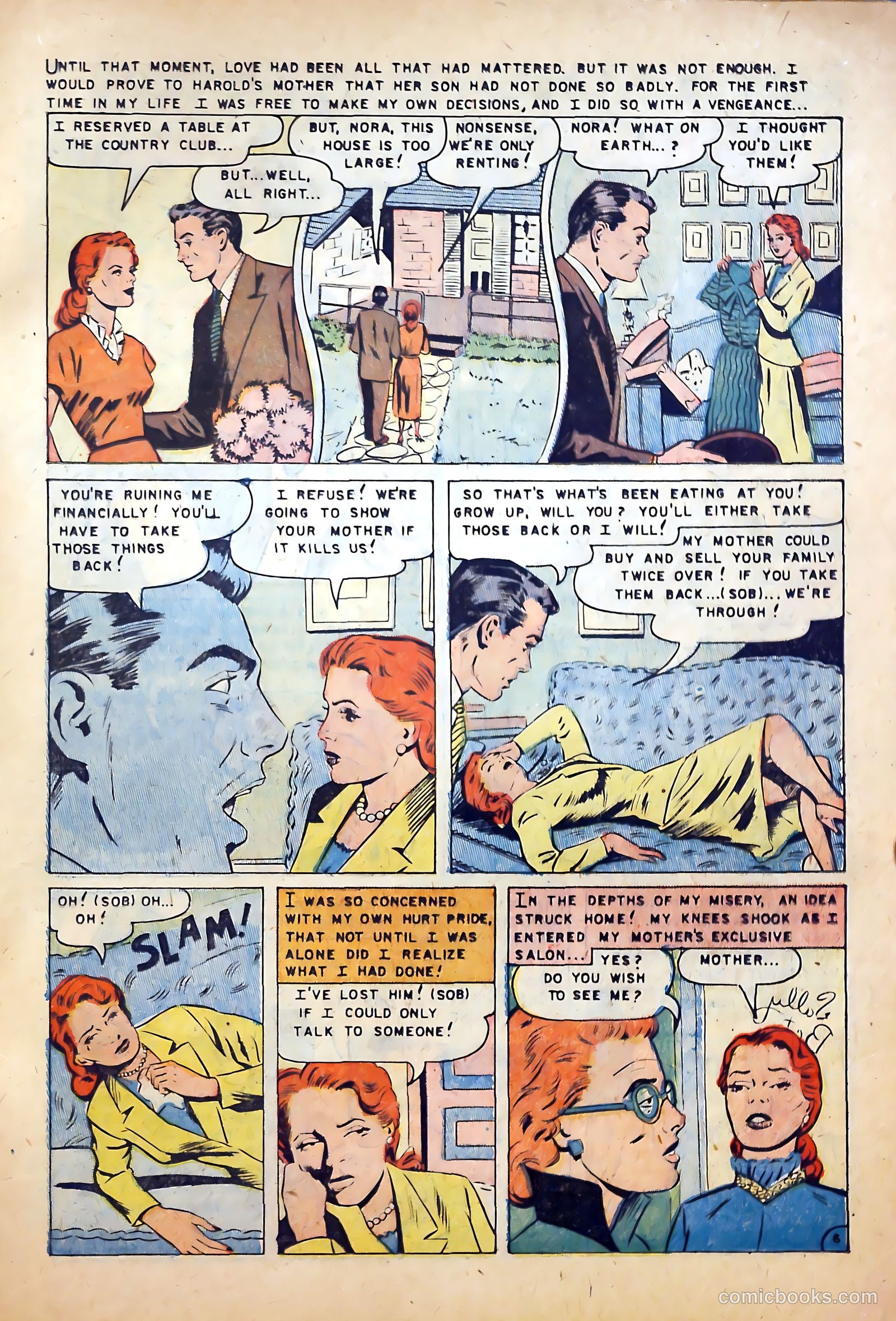 Realistic Romances #5 (1952) — page 15 of 36