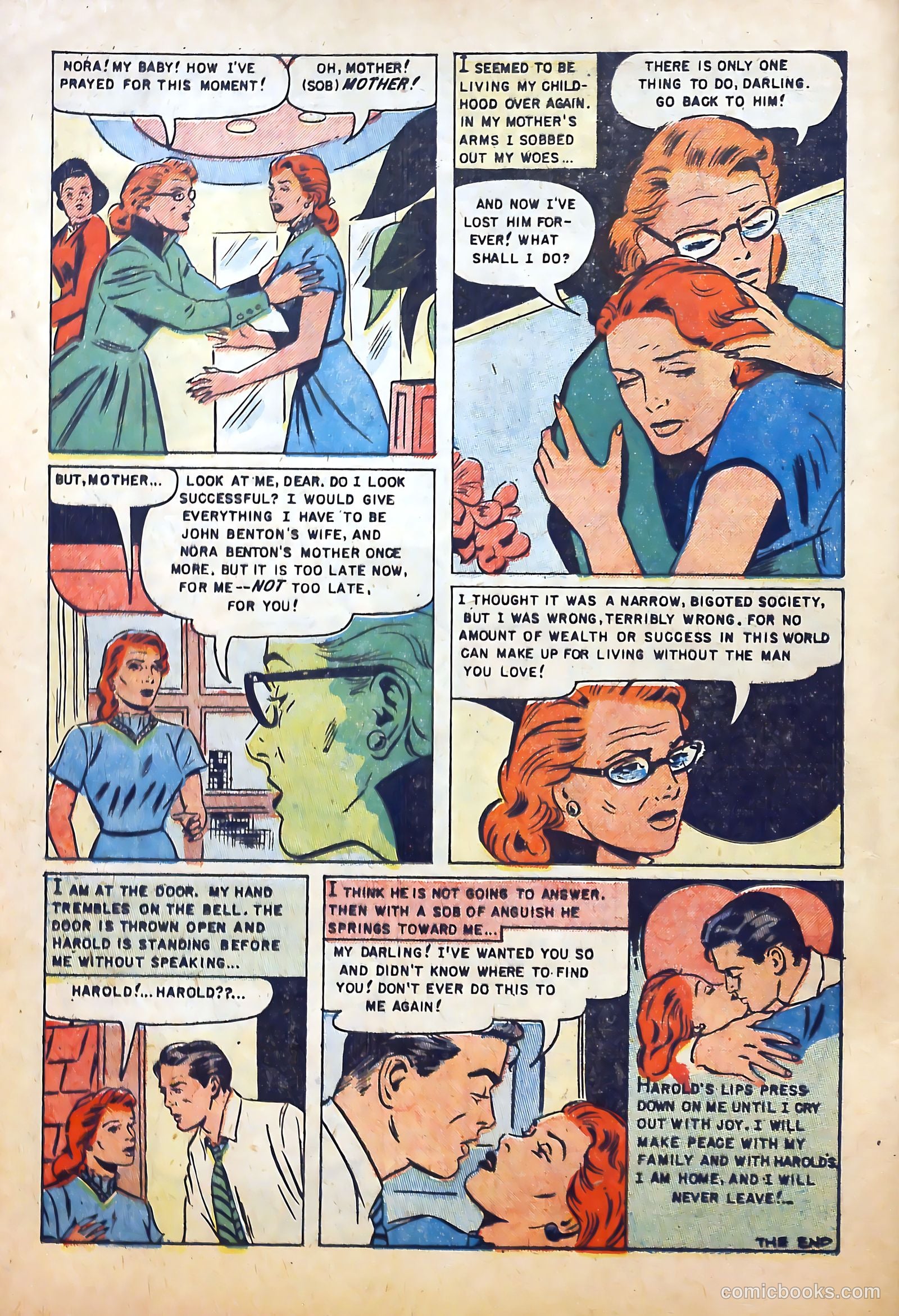 Realistic Romances #5 (1952) — page 16 of 36