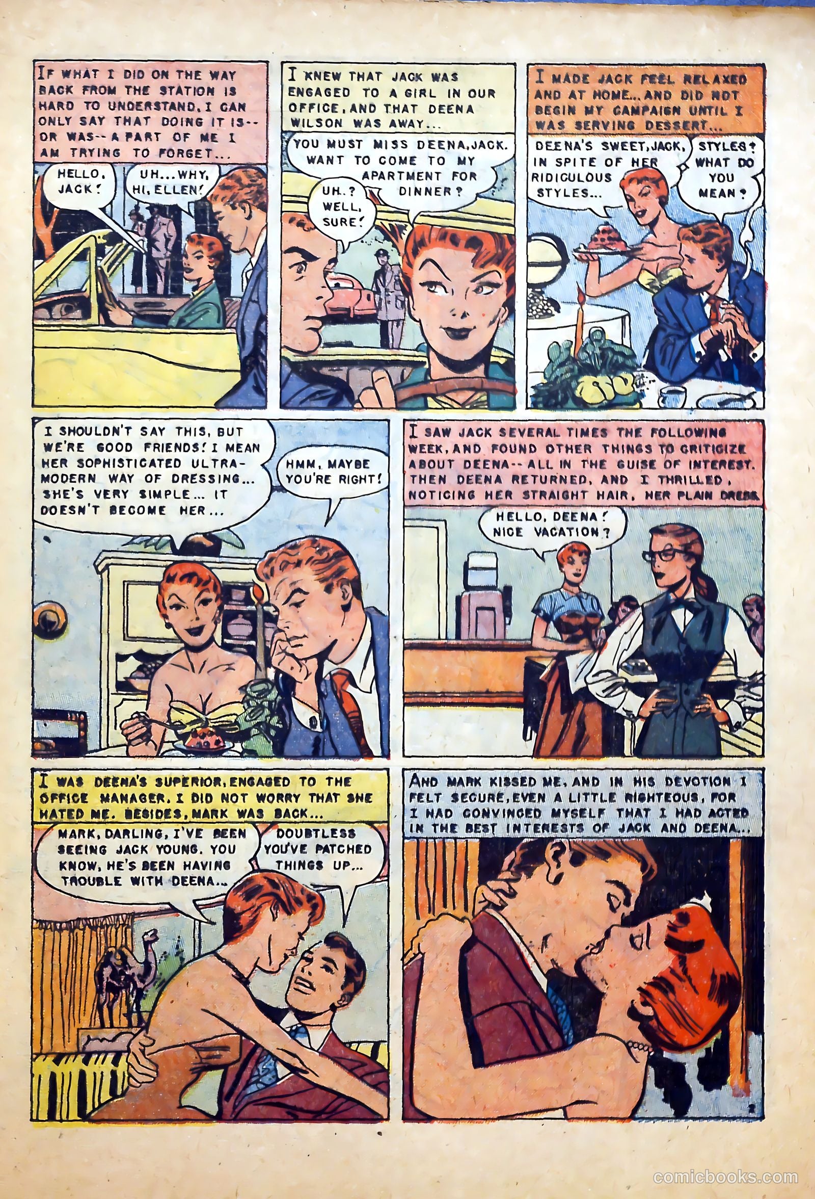 Realistic Romances #5 (1952) — page 21 of 36