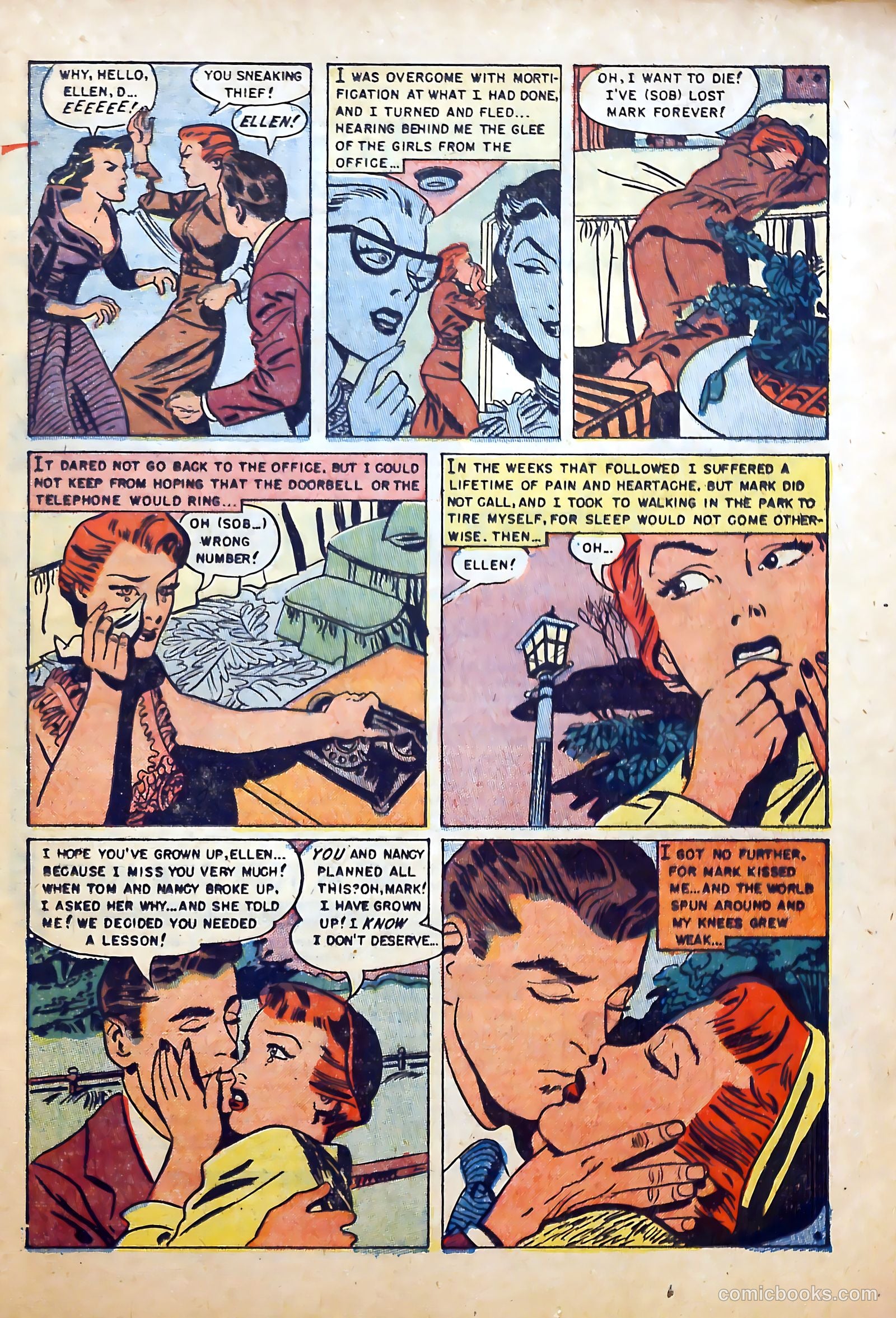 Realistic Romances #5 (1952) — page 25 of 36
