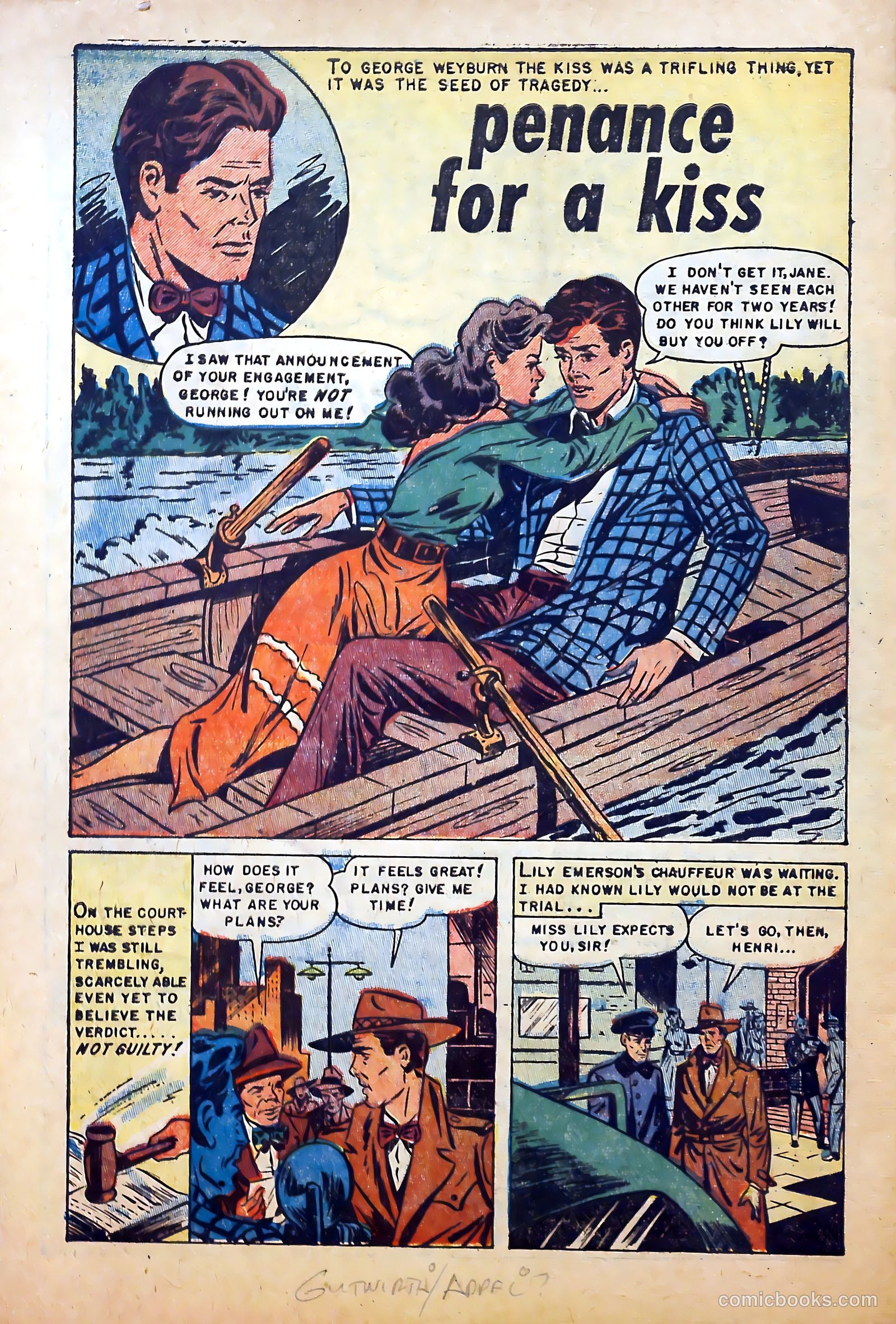 Realistic Romances #5 (1952) — page 28 of 36