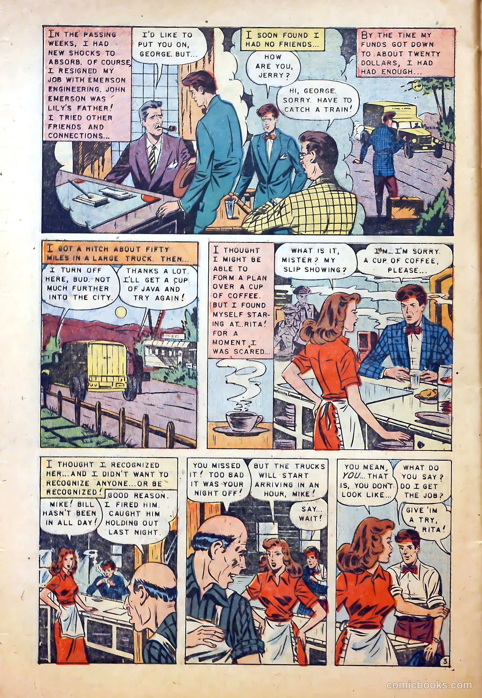 Realistic Romances #5 (1952) — page 30 of 36
