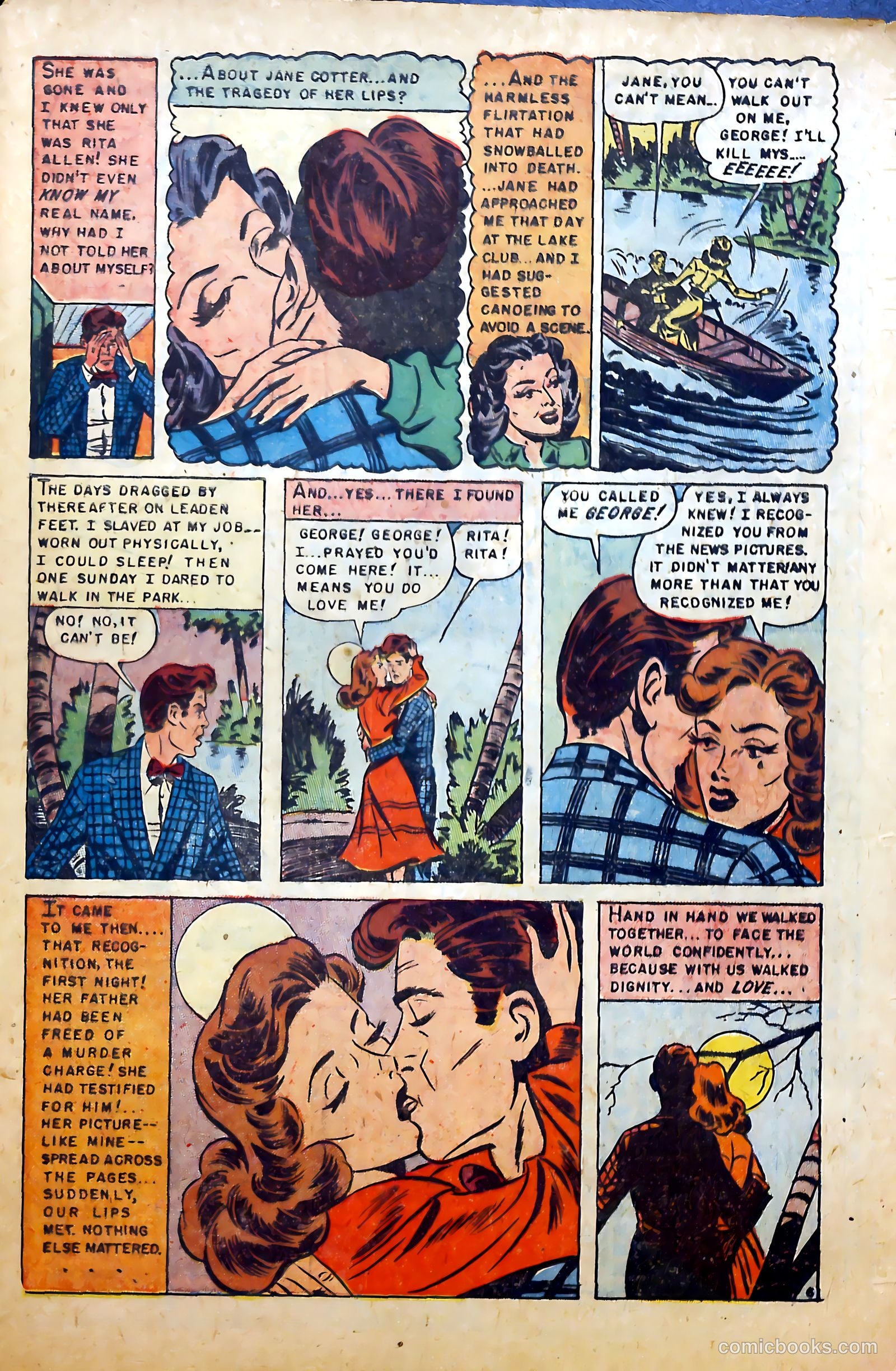 Realistic Romances #5 (1952) — page 33 of 36