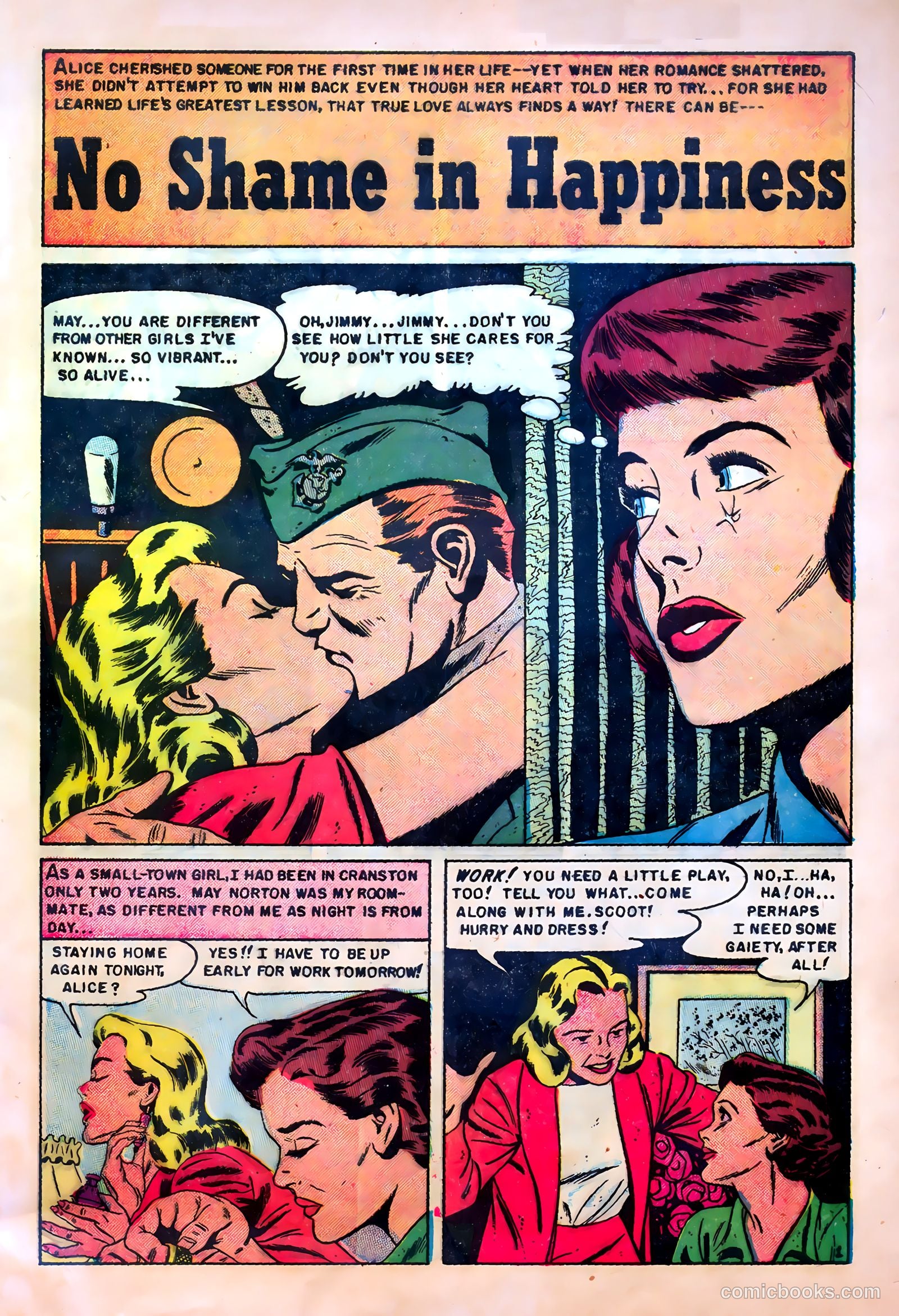 Realistic Romances #6 (1952) — page 3 of 36